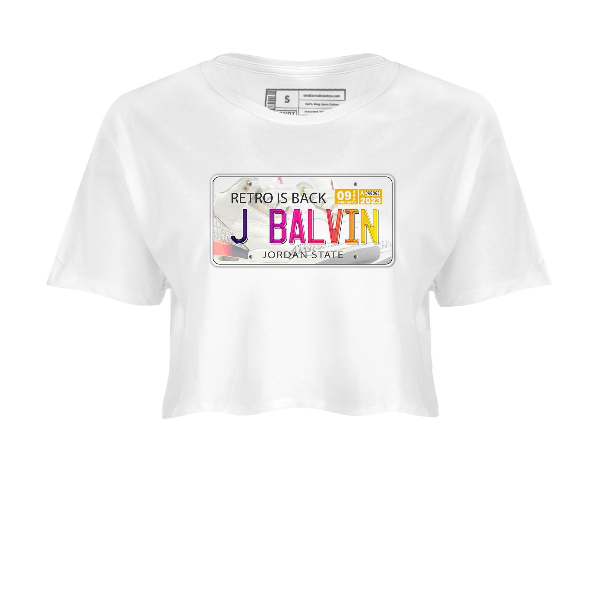 Jordan Plate snkmatch Women's Top - Air Jordan 3 J Balvin