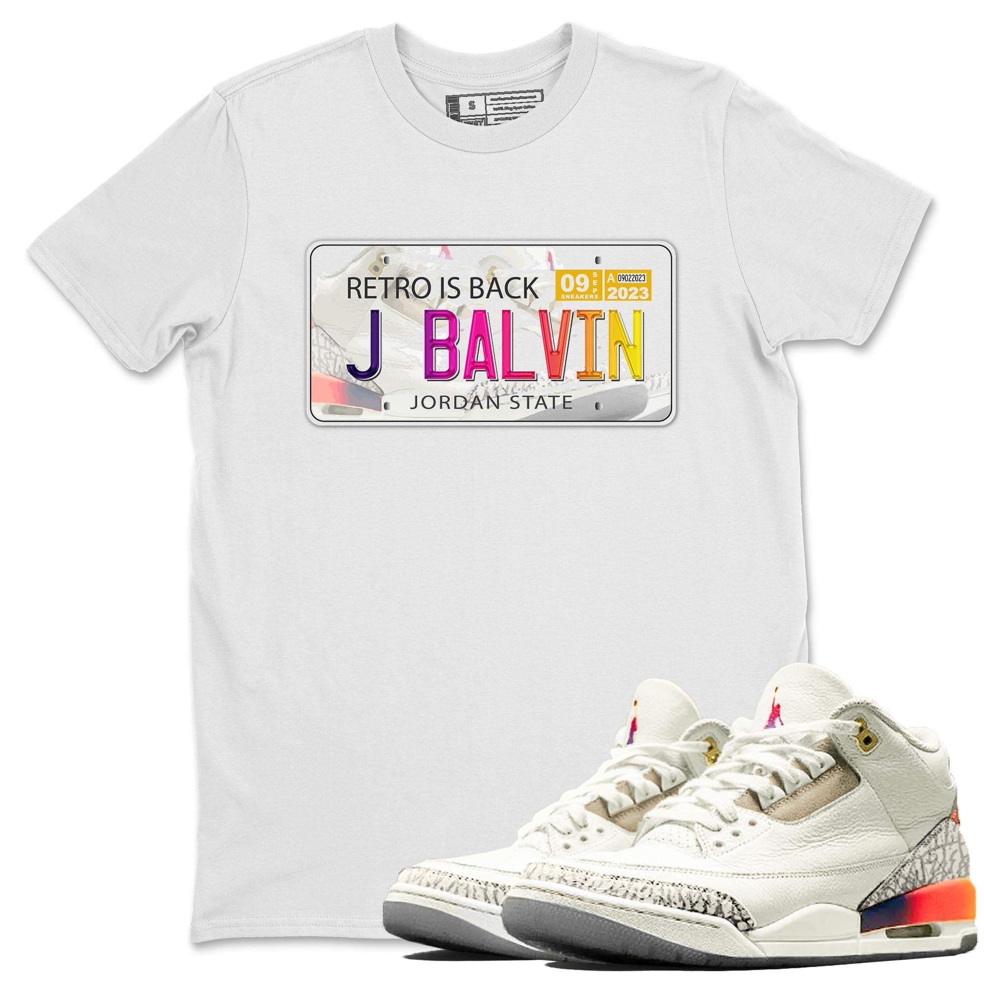 Jordan Plate snkmatch Tee - Air Jordan 3 J Balvin