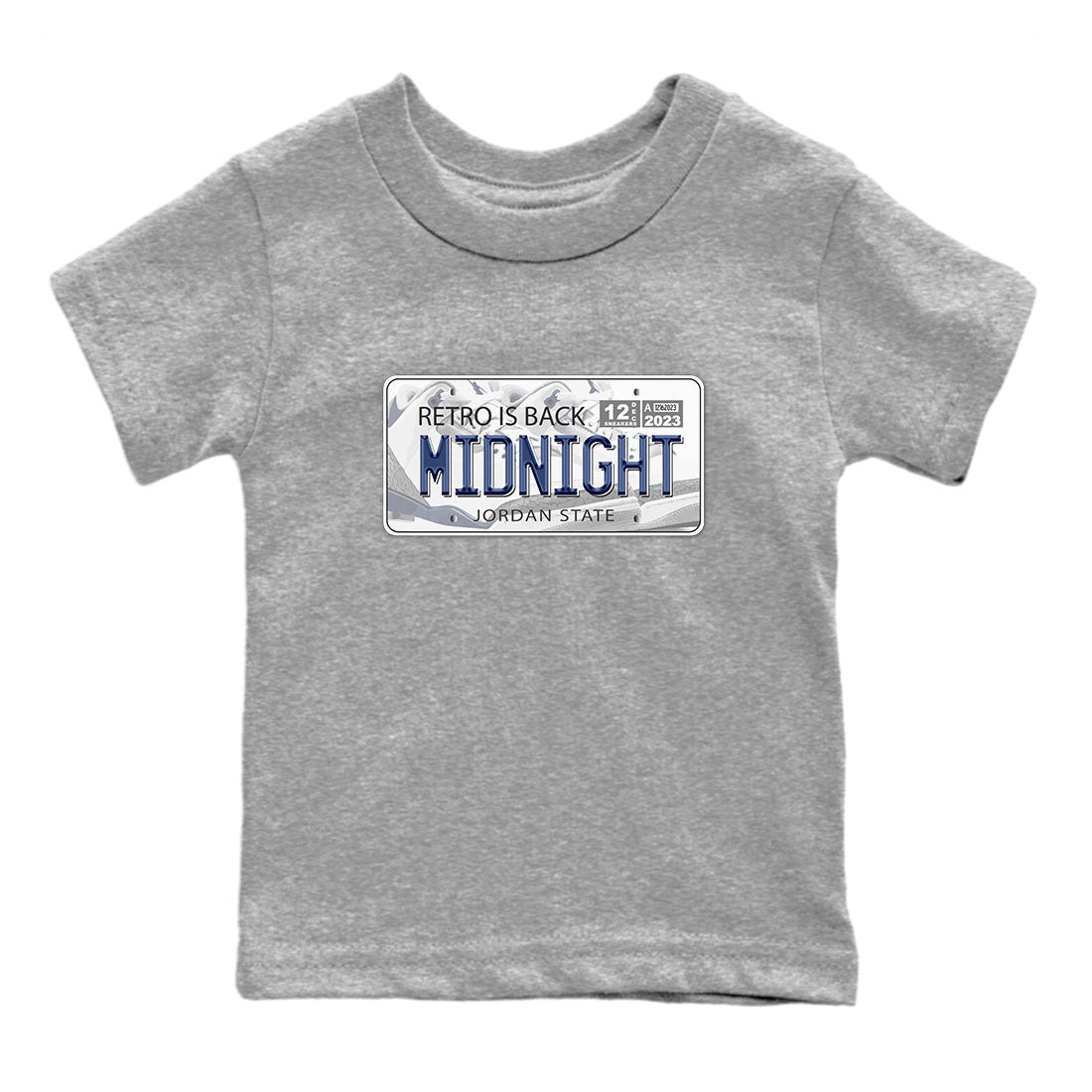 Jordan Plate snkmatch Tees Kids - Air Jordan 3 Midnight Navy 2023
