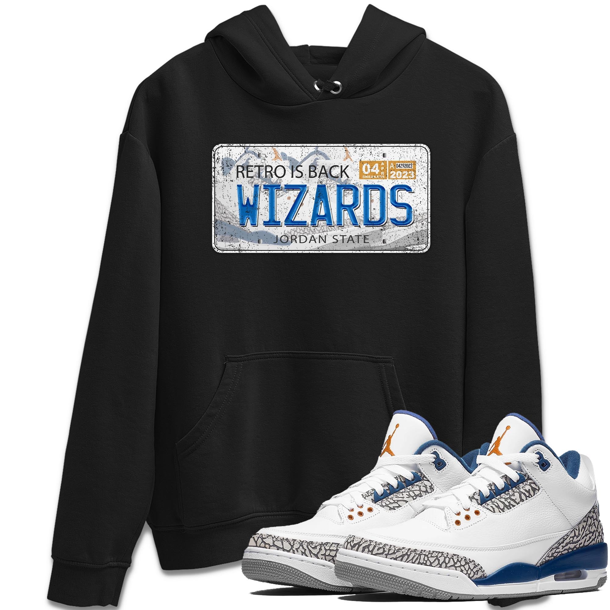 Jordan Plate Unisex Tops - Air Jordan 3 Wizards