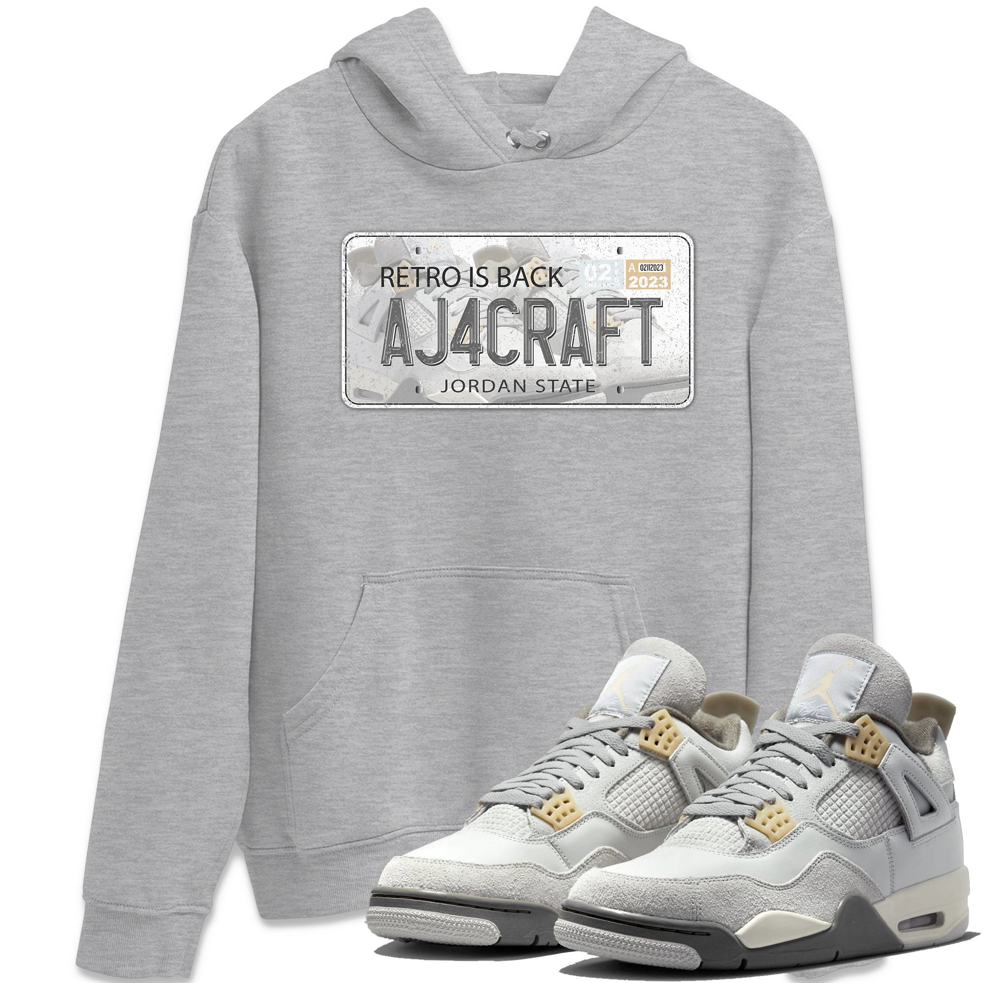 Jordan Plate Unisex Tops - Air Jordan 4 Craft