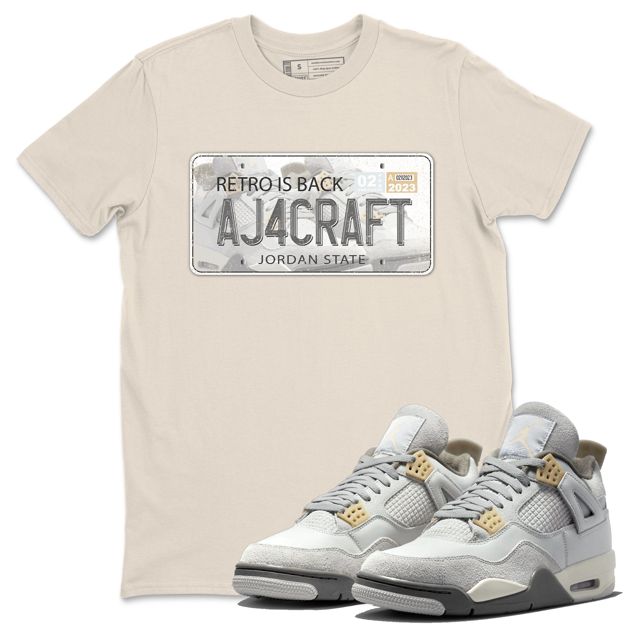 Jordan Plate Unisex Tops - Air Jordan 4 Craft