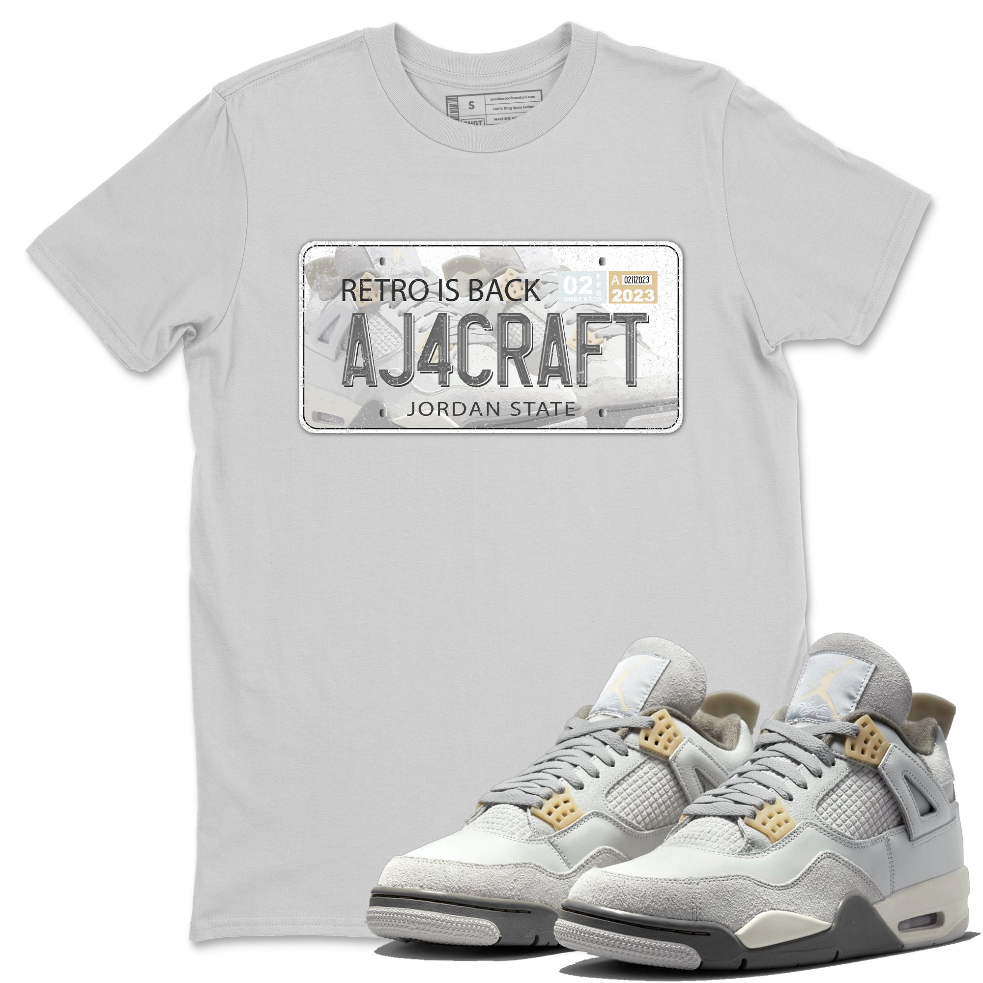 Jordan Plate Unisex Tops - Air Jordan 4 Craft