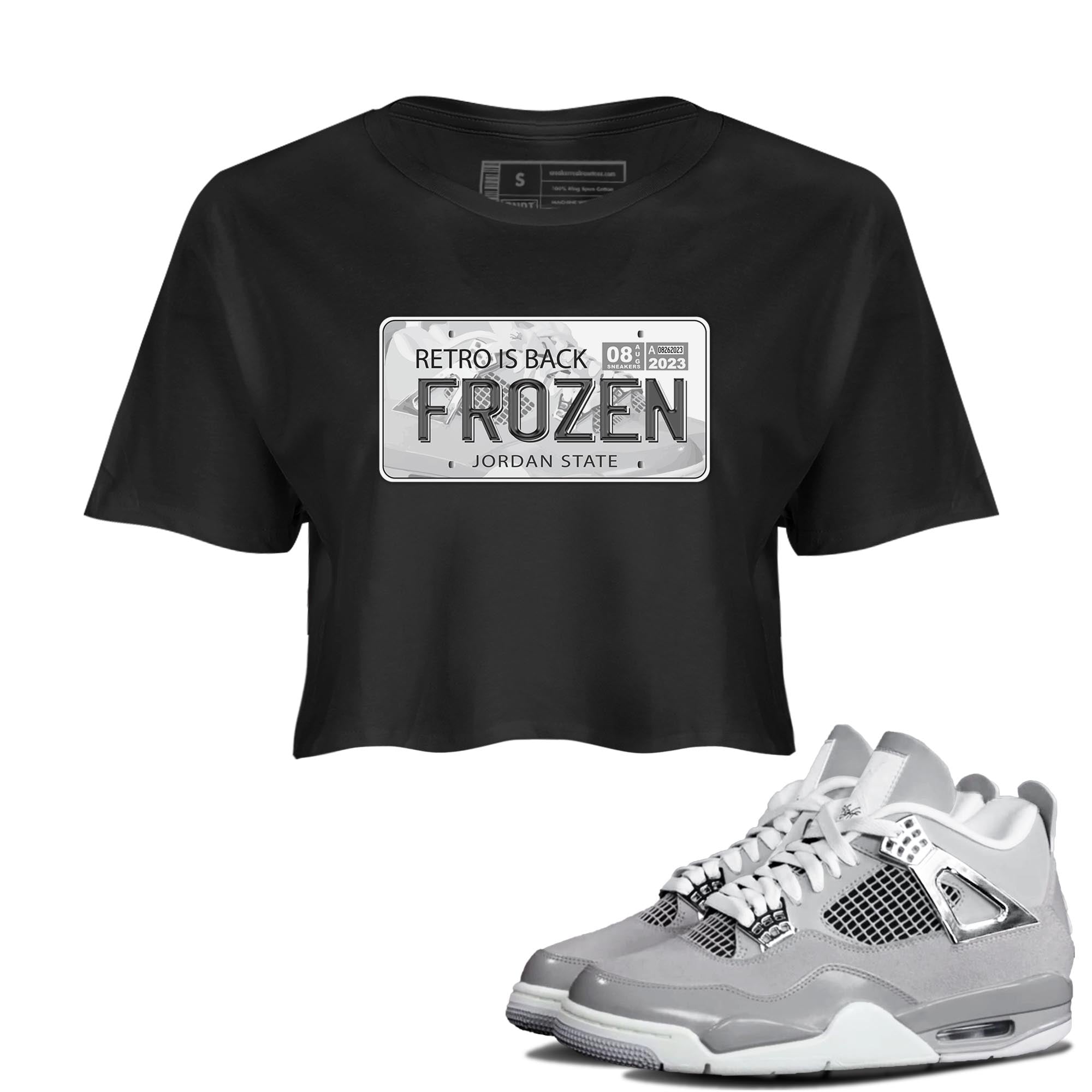 Jordan Plate snkmatch Women's Top - Air Jordan 4 Frozen Moments
