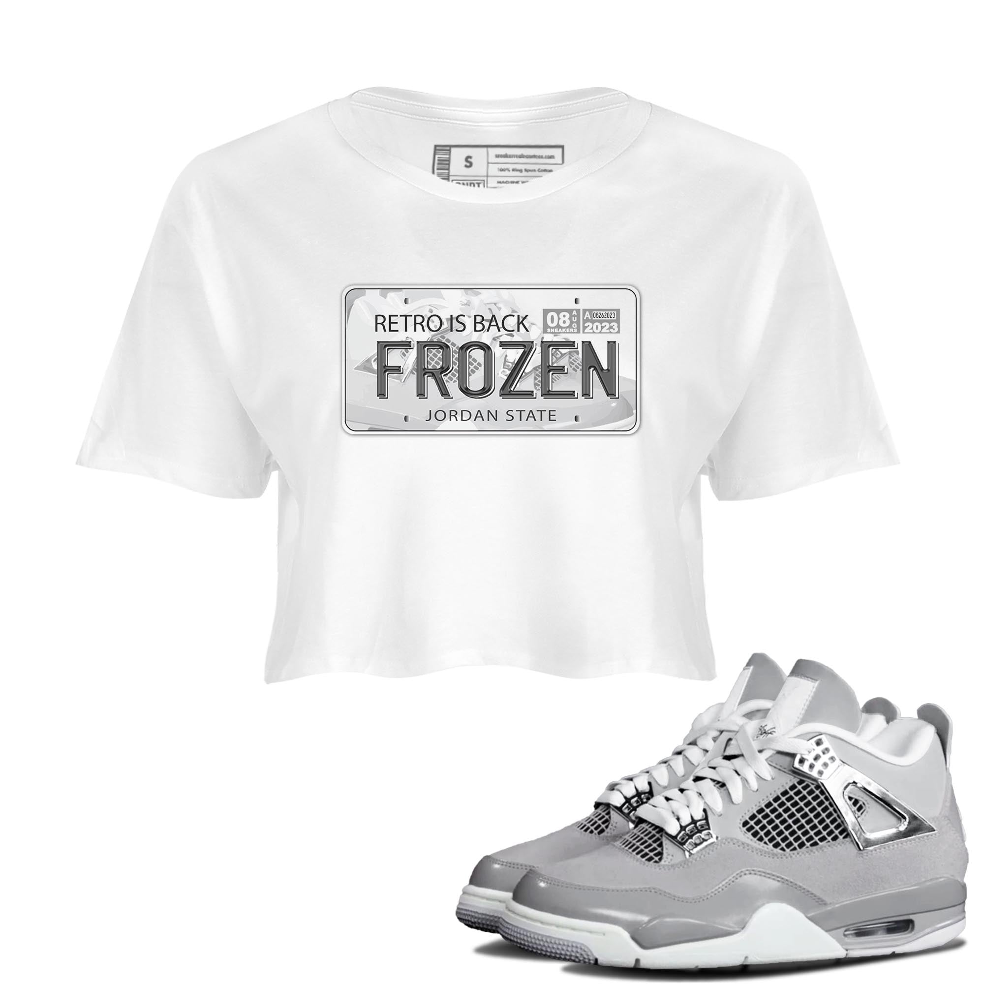Jordan Plate snkmatch Women's Top - Air Jordan 4 Frozen Moments