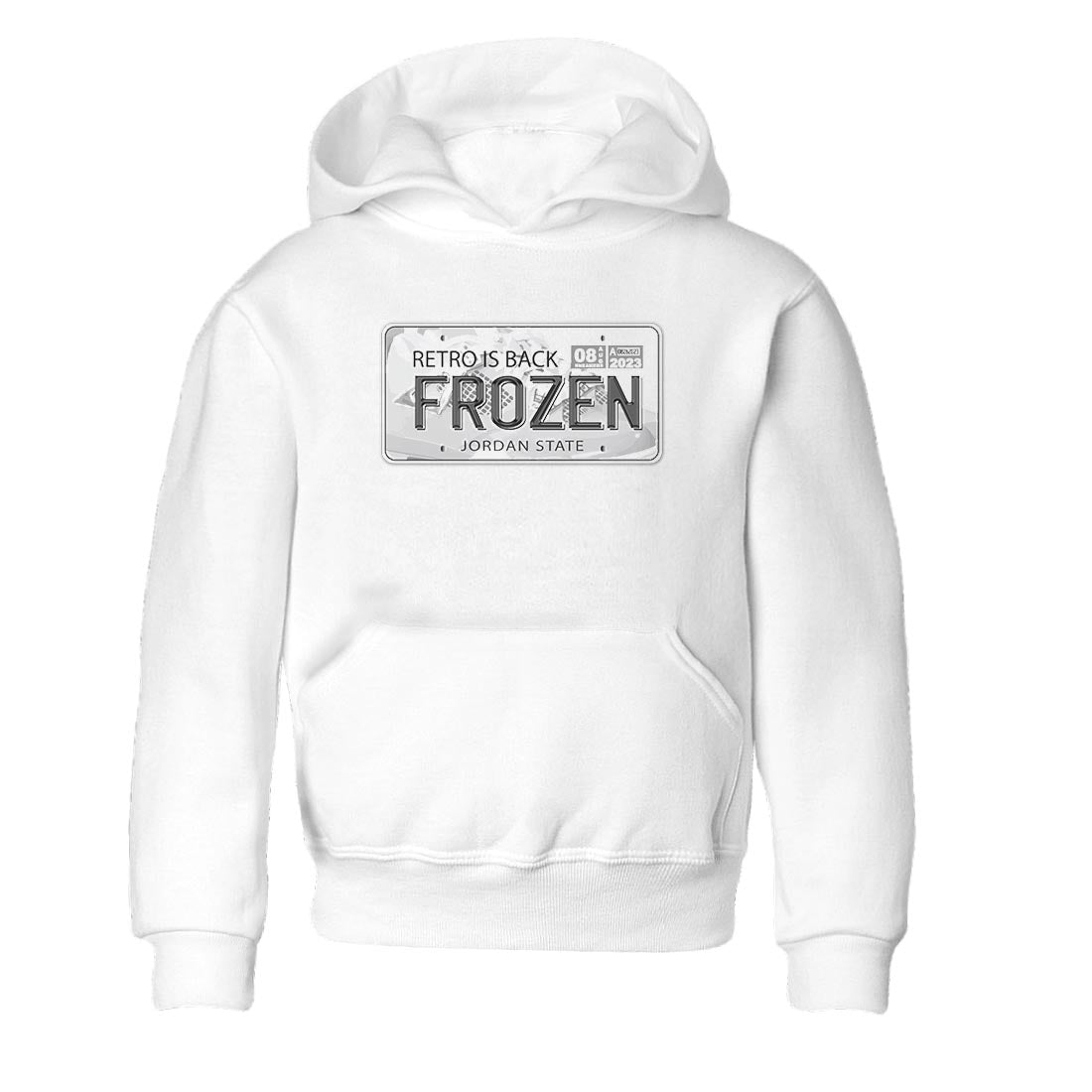 Jordan Plate snkmatch Tee Kids - Air Jordan 4 Frozen Moments