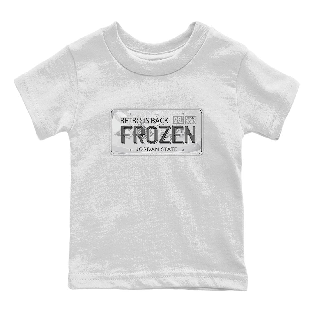 Jordan Plate snkmatch Tee Kids - Air Jordan 4 Frozen Moments