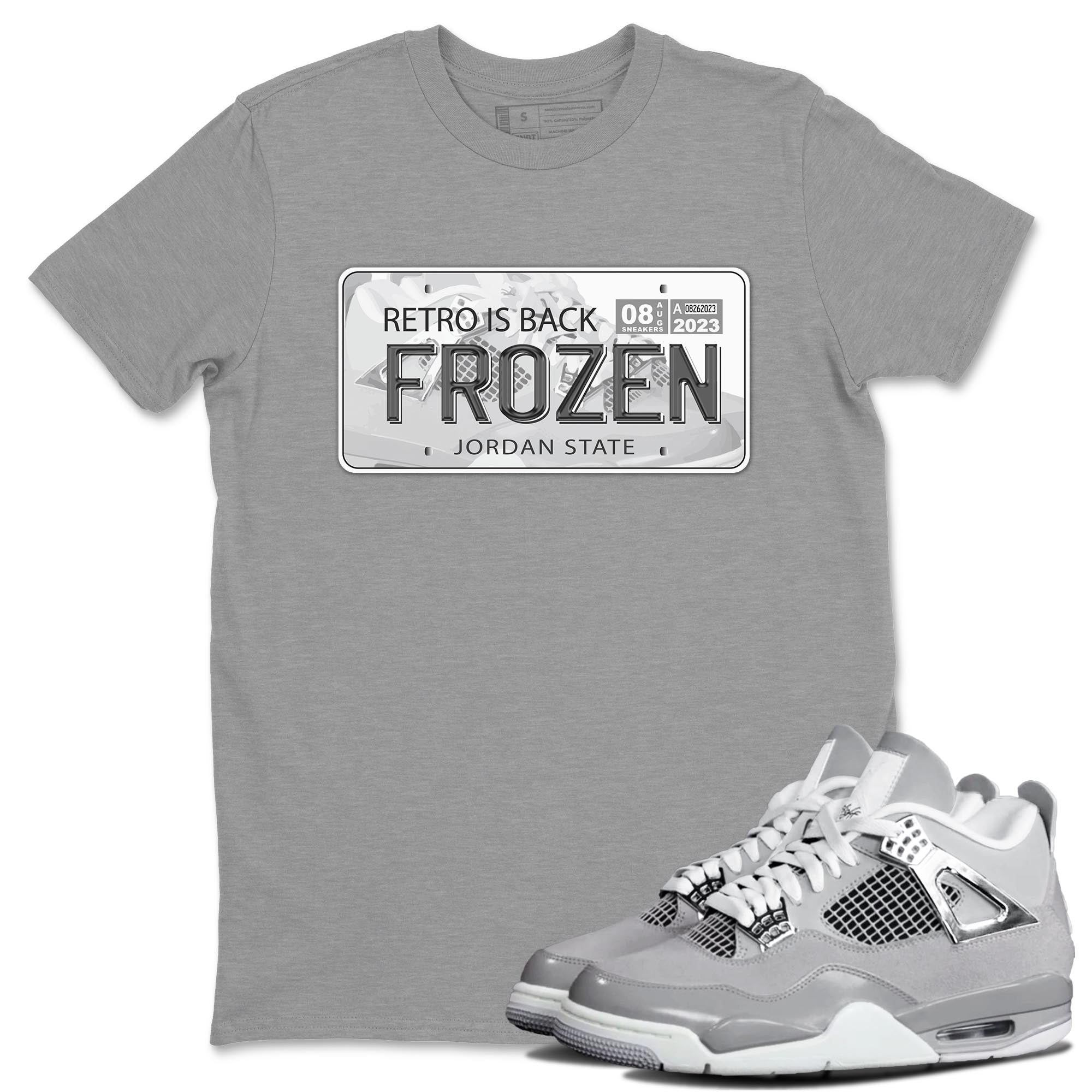 Jordan Plate snkmatch Tee - Air Jordan 4 Frozen Moments