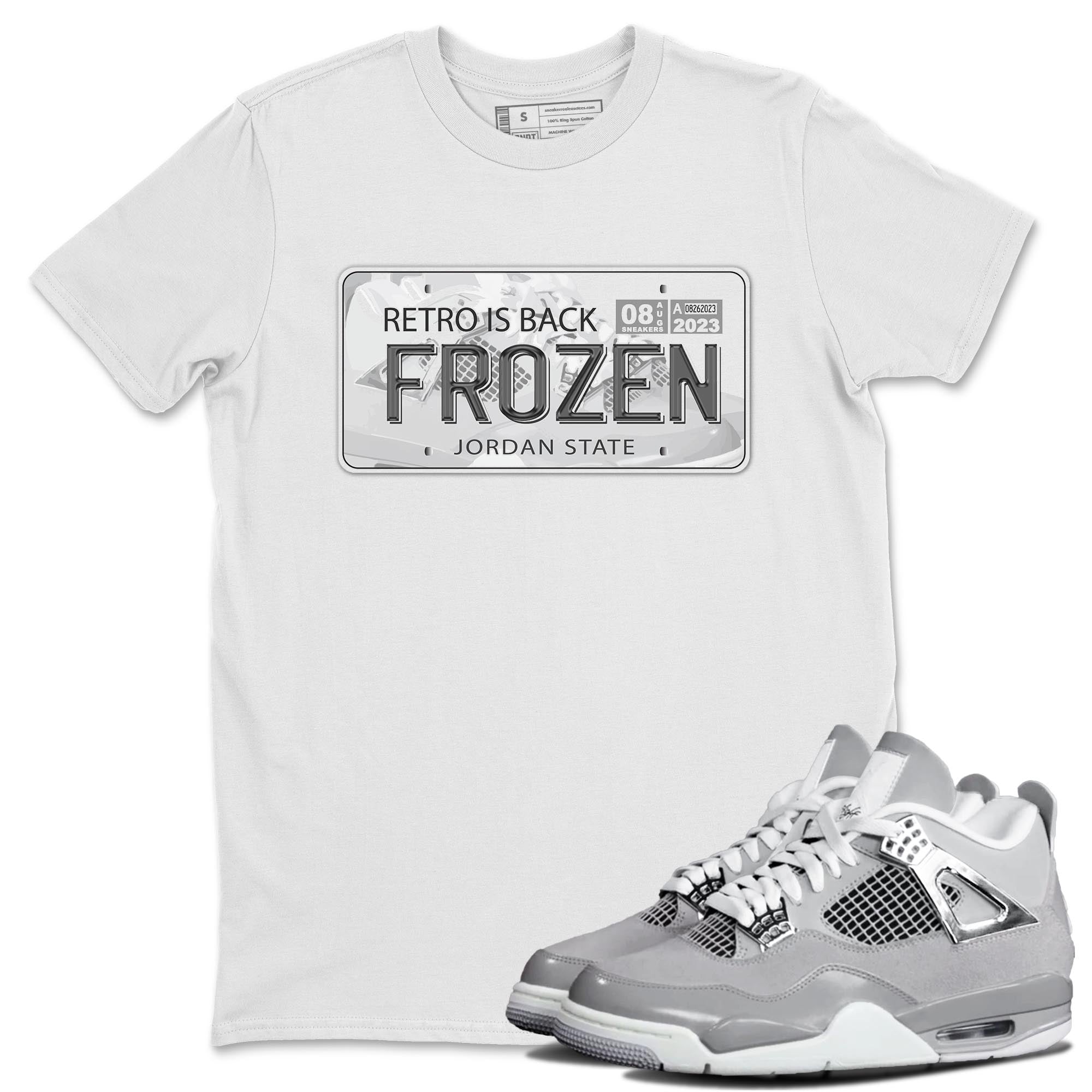 Jordan Plate snkmatch Tee - Air Jordan 4 Frozen Moments