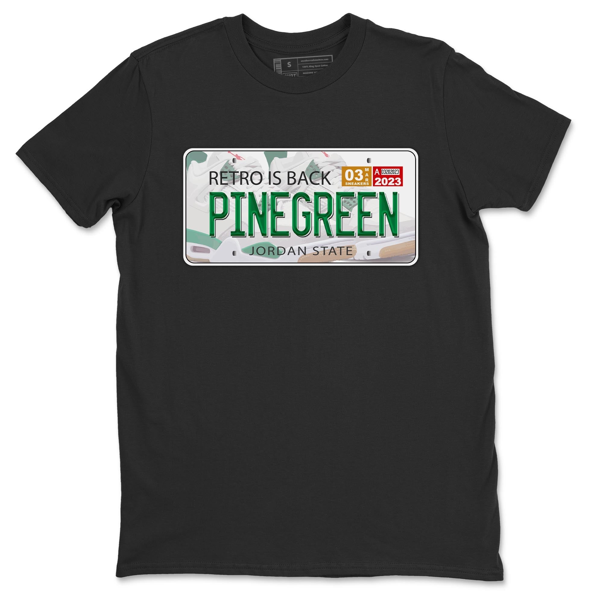 Jordan Plate Unisex Tops - Air Jordan 4 Pine Green SB