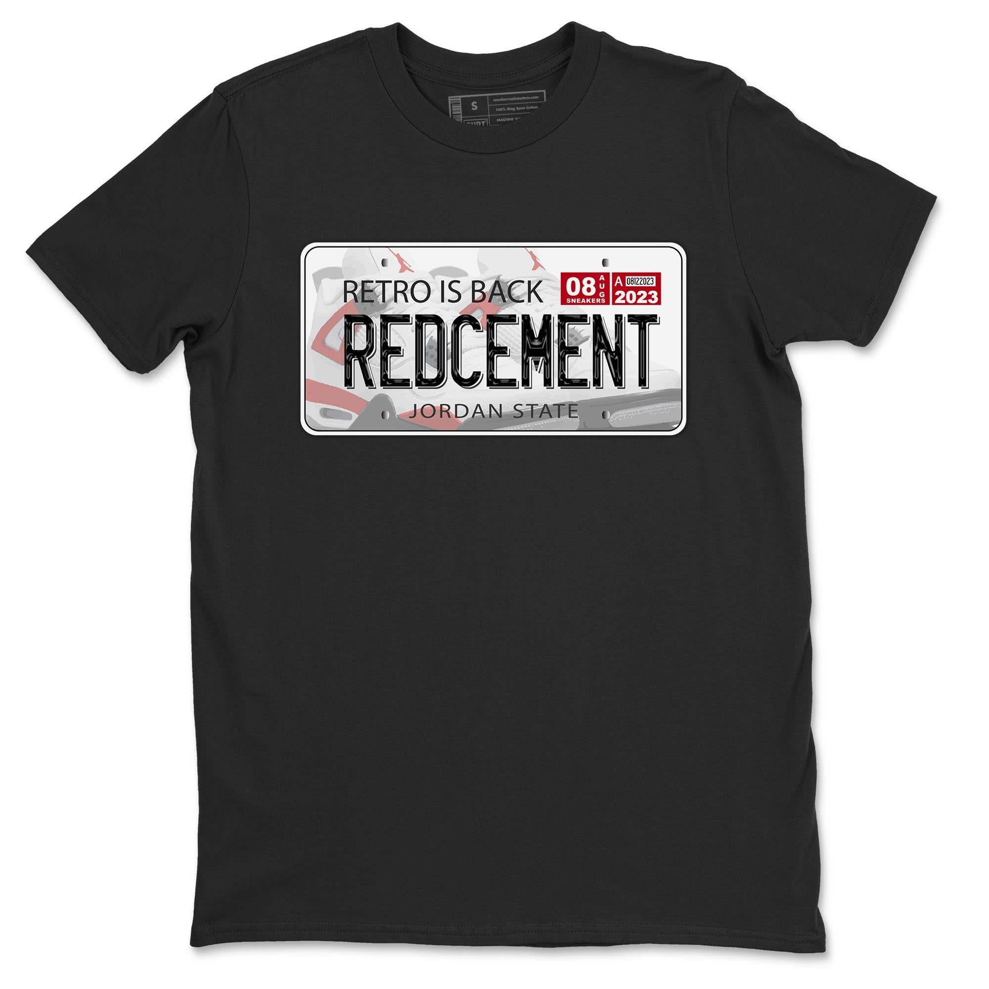 Jordan Plate snkmatch Tee - Air Jordan 4 Red Cement