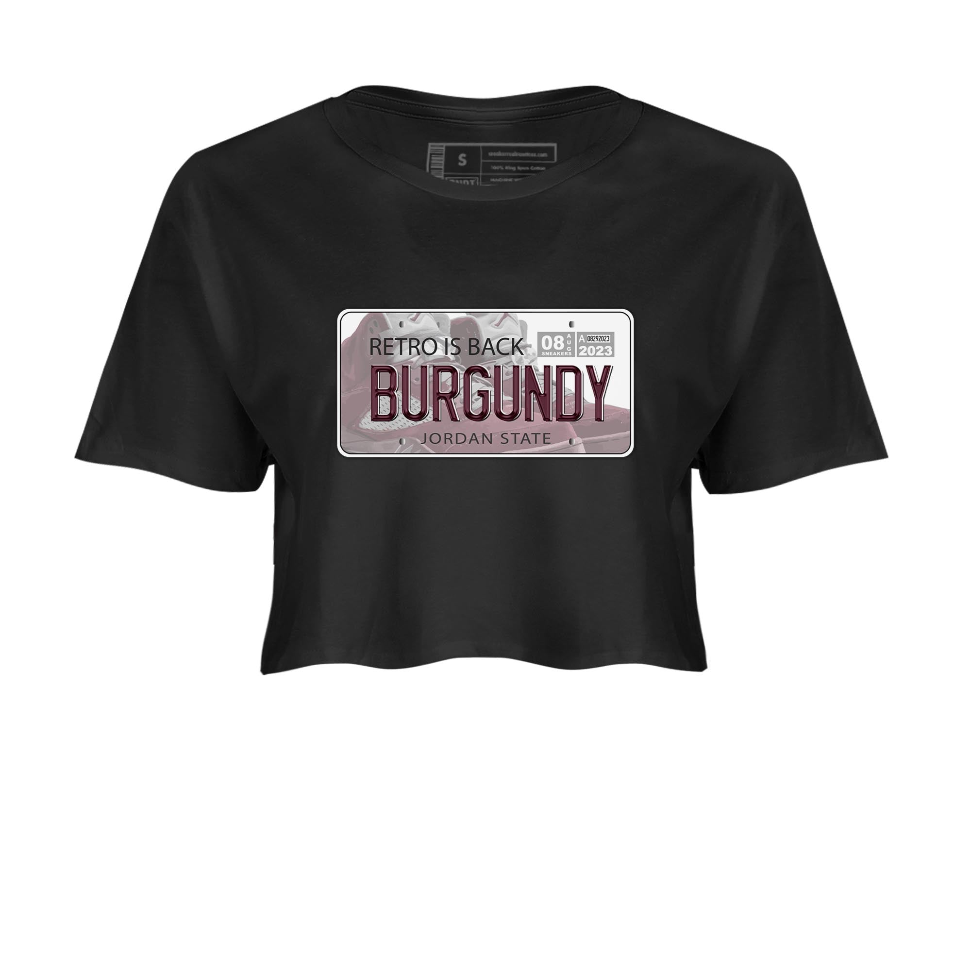 Jordan Plate snkmatch Women's Top - Air Jordan 5 Burgundy