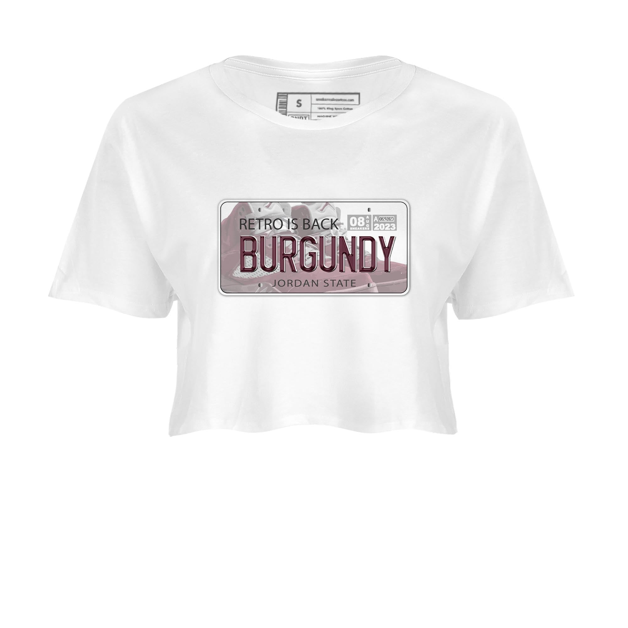 Jordan Plate snkmatch Women's Top - Air Jordan 5 Burgundy