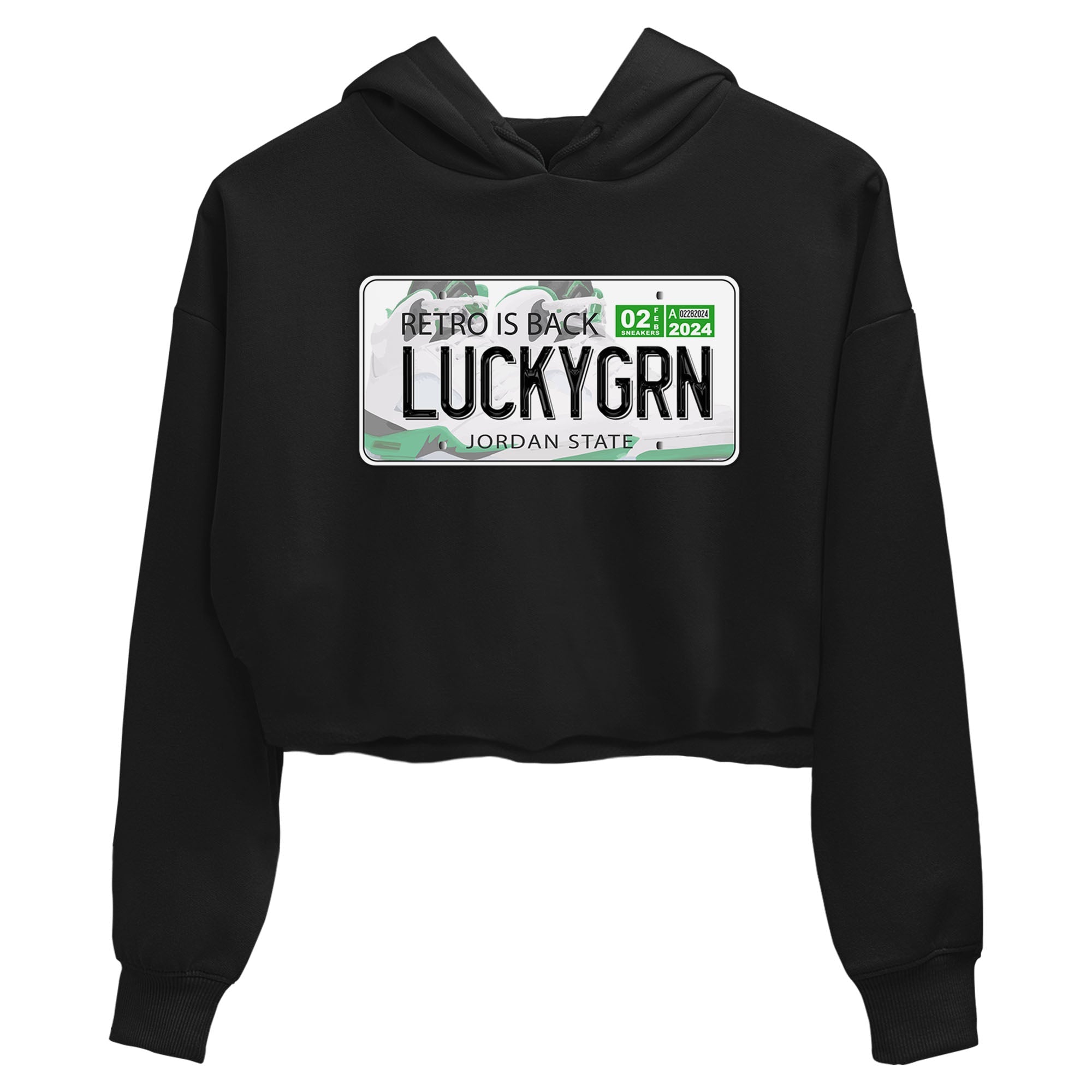 Jordan Plate snkmatch Women's Top - Air Jordan 5 Lucky Green