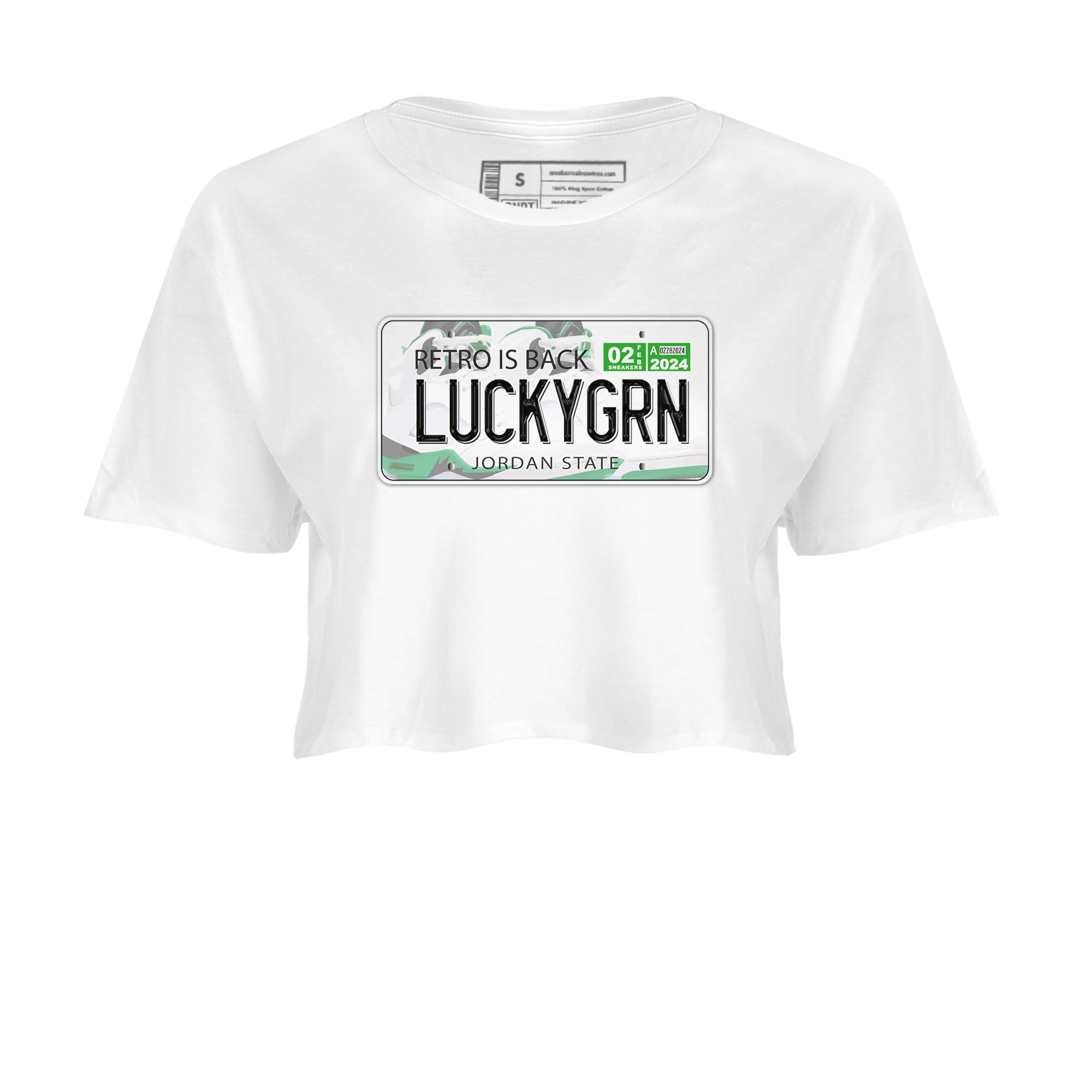 Jordan Plate snkmatch Women's Top - Air Jordan 5 Lucky Green