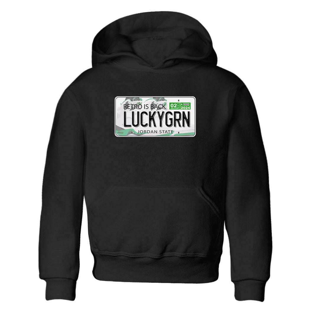 Jordan Plate snkmatch Tees Kids - Air Jordan 5 Lucky Green