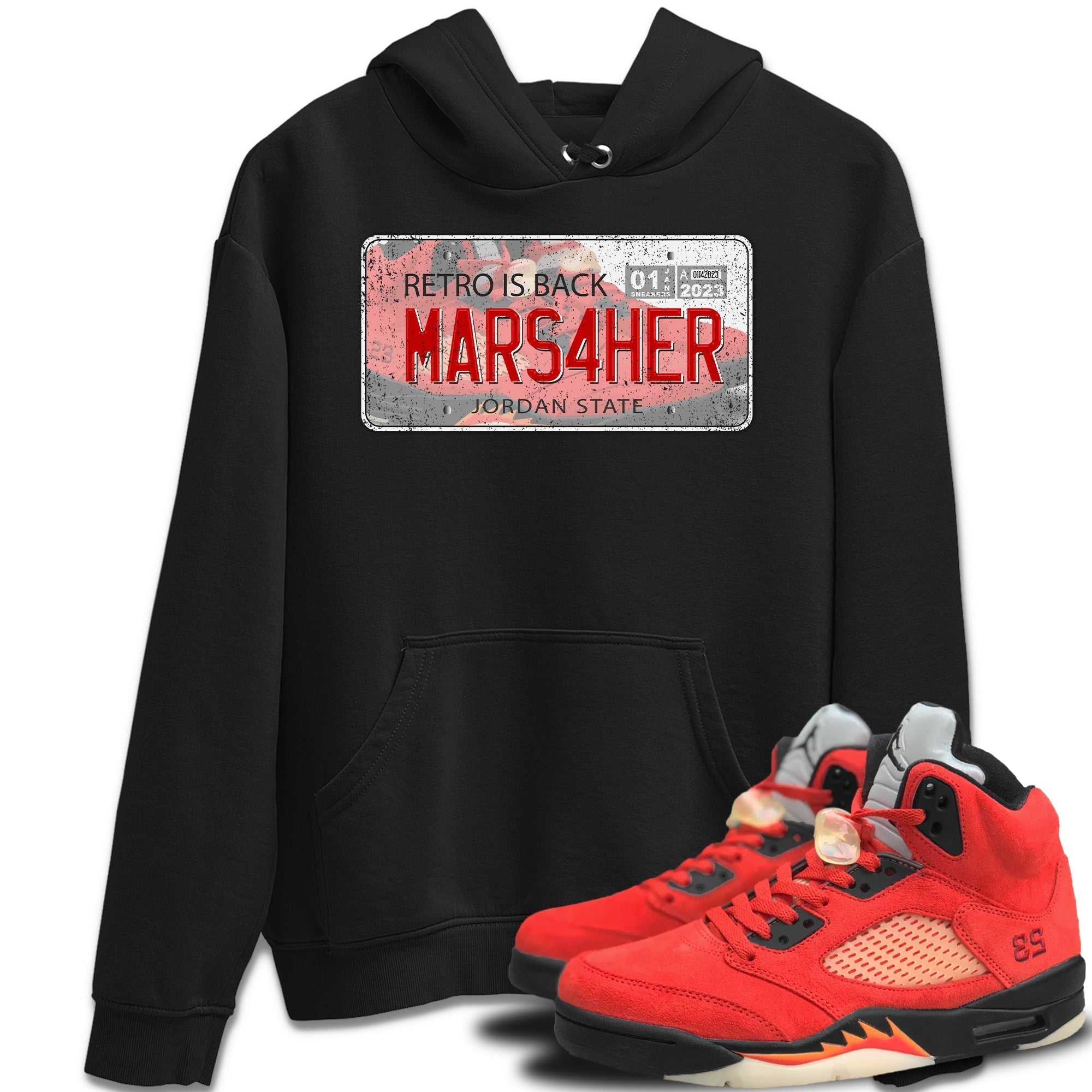 Jordan Plate Unisex Tops - Air Jordan 5 Mars For Her