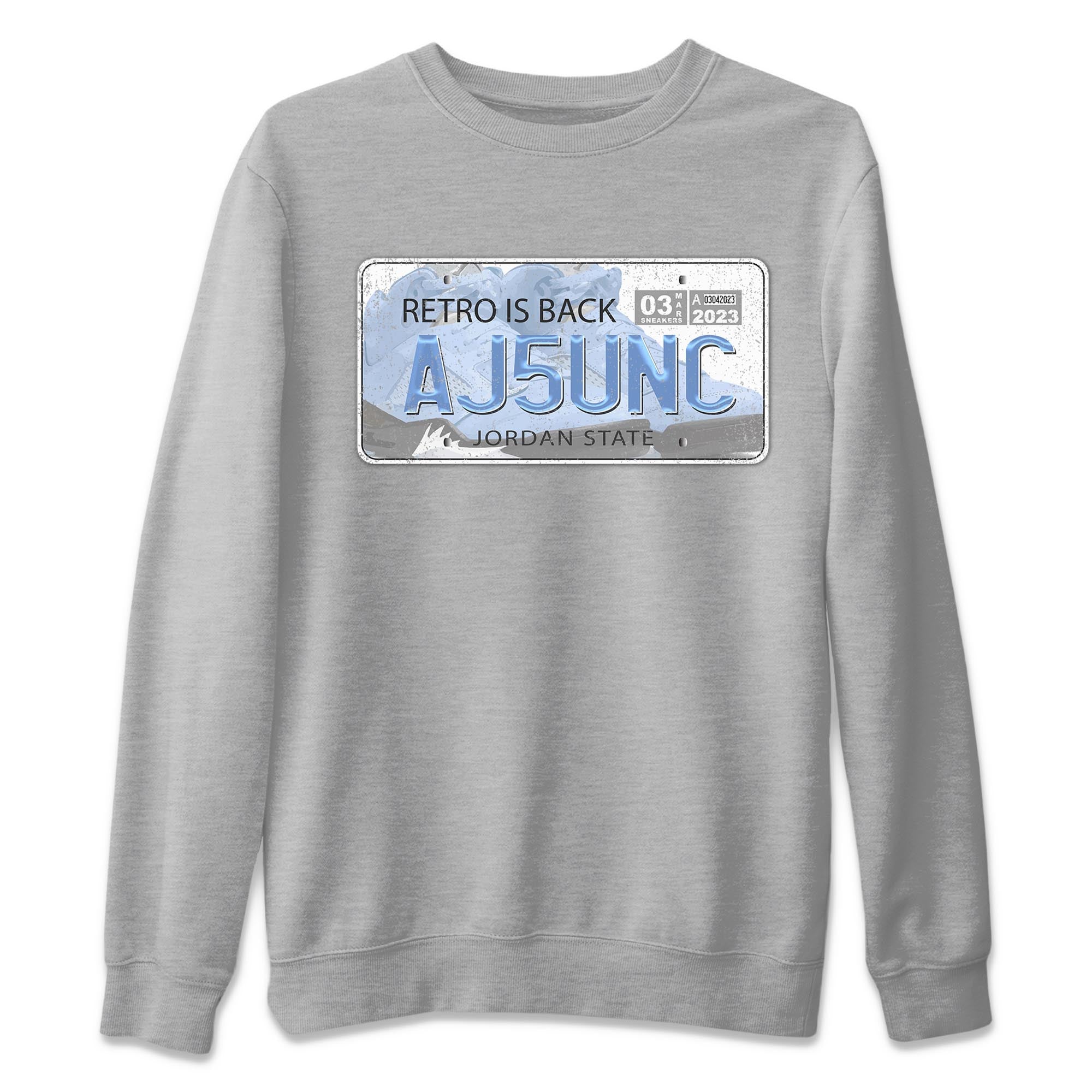 Jordan Plate Unisex Tops - Air Jordan 5 UNC