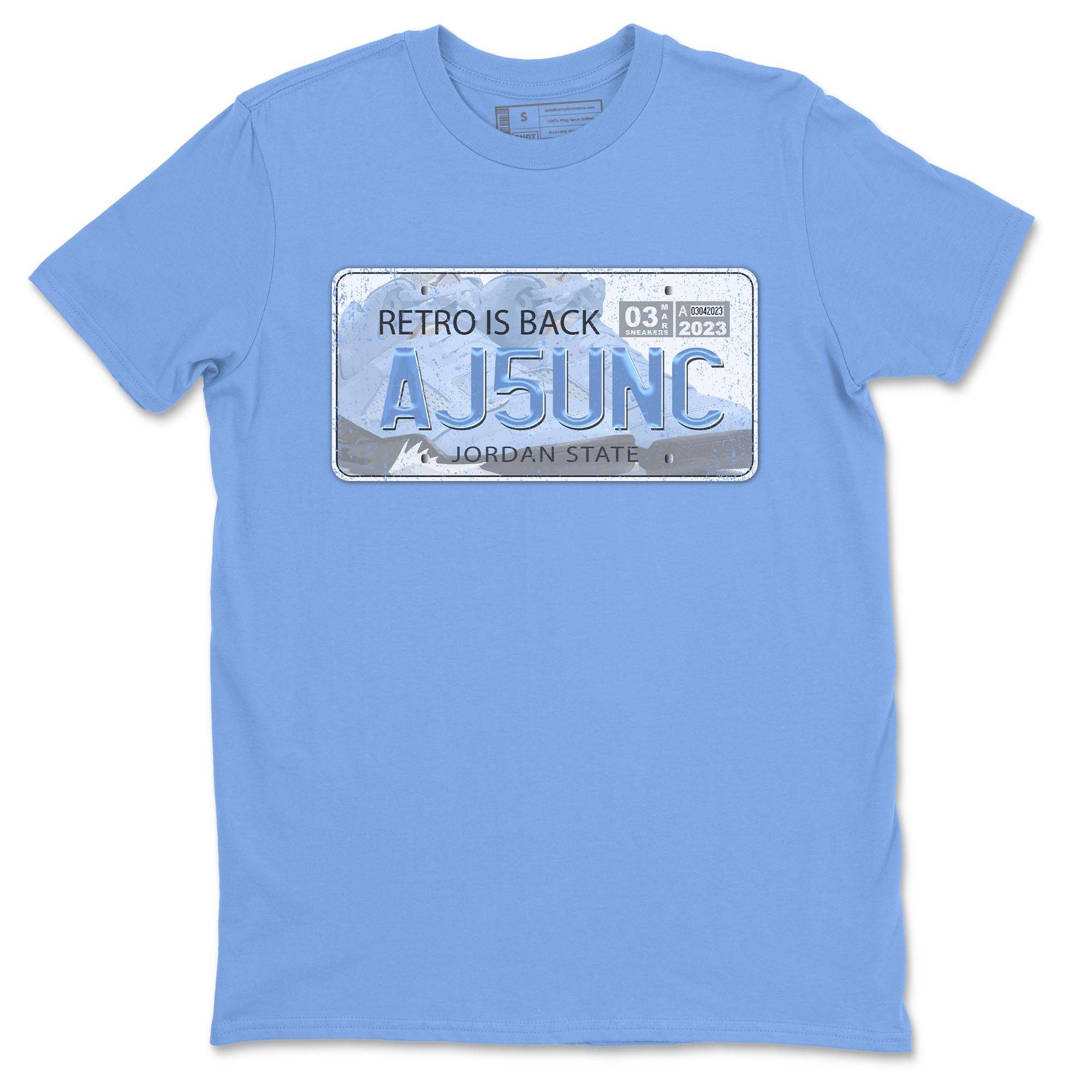 Jordan Plate Unisex Tops - Air Jordan 5 UNC