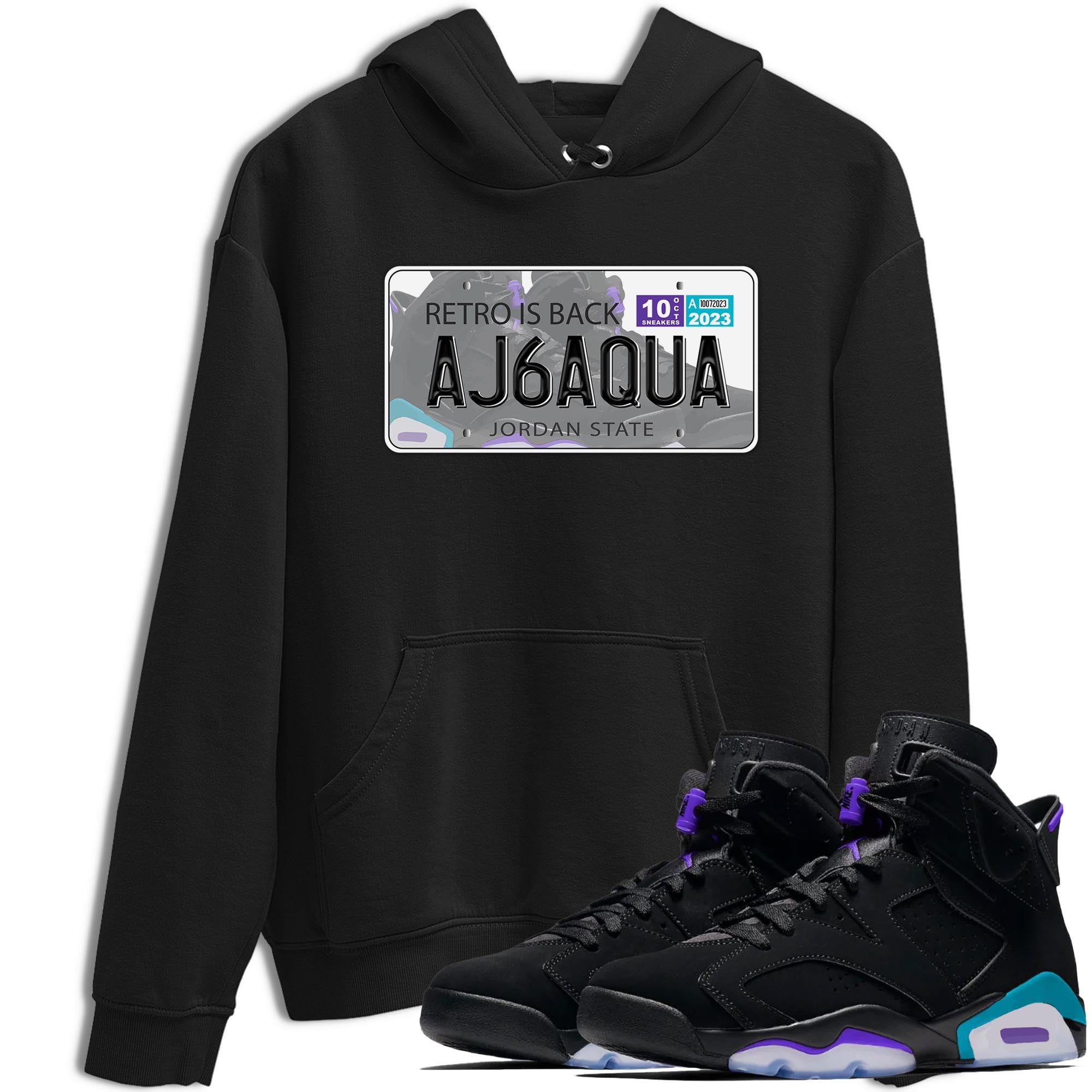 Jordan Plate snkmatch Tee - Air Jordan 6 Aqua