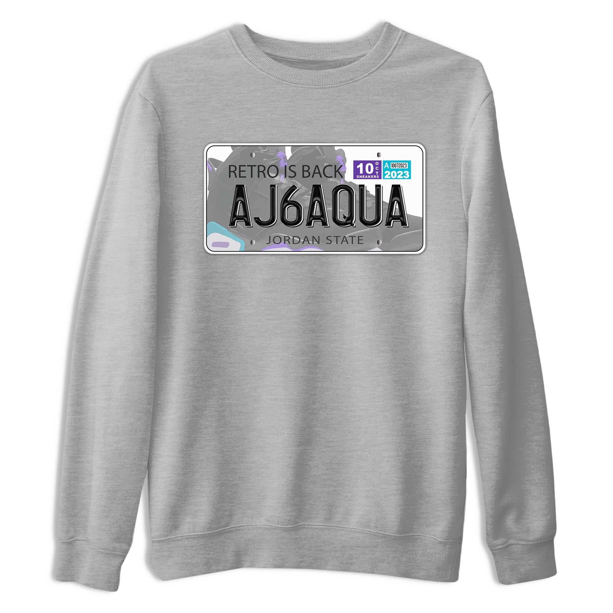 Jordan Plate snkmatch Tee - Air Jordan 6 Aqua