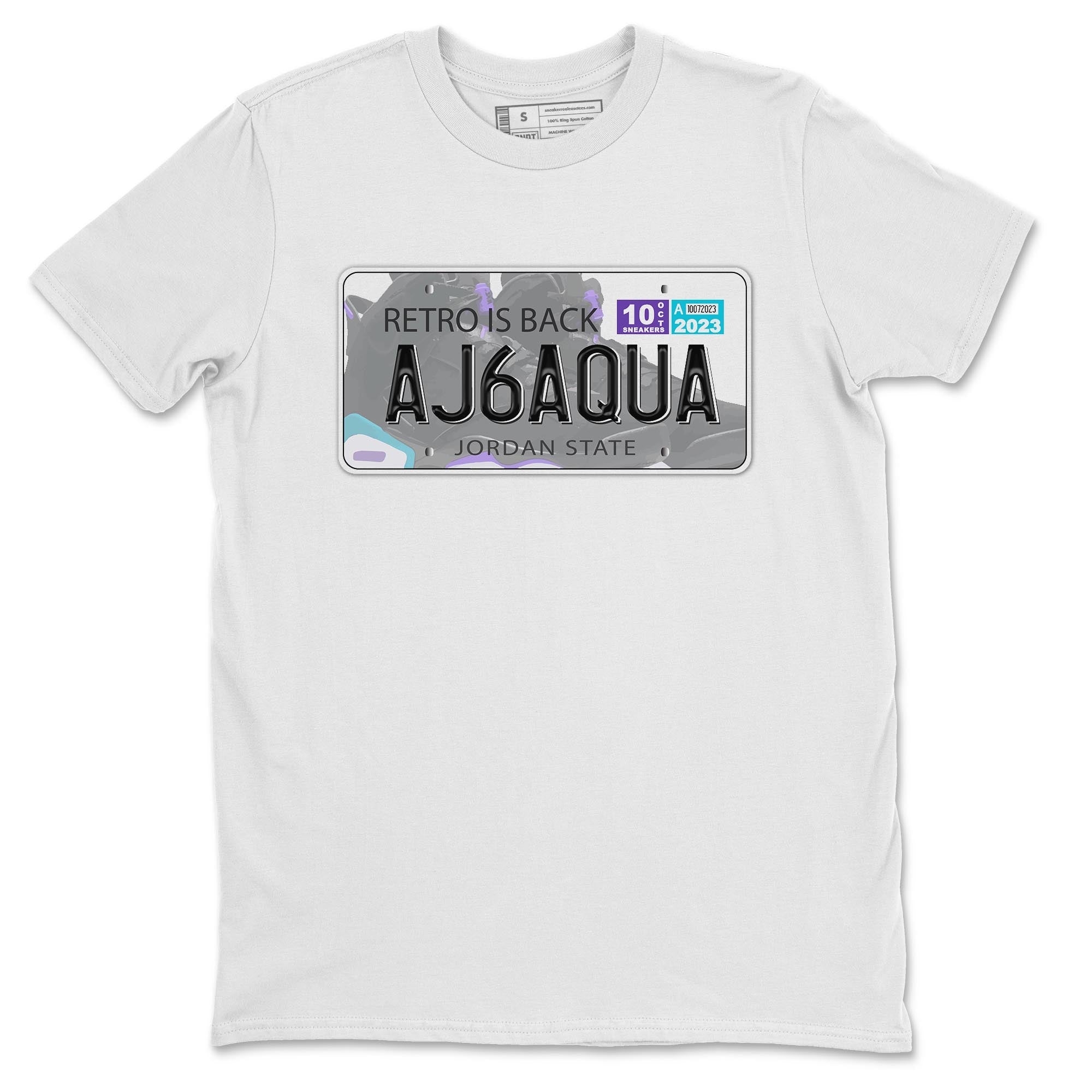 Jordan Plate snkmatch Tee - Air Jordan 6 Aqua