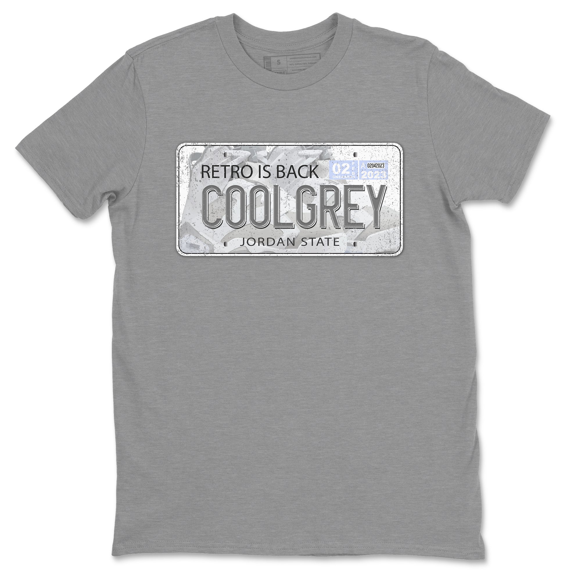 Jordan Plate Unisex Tops - Air Jordan 6 Cool Grey