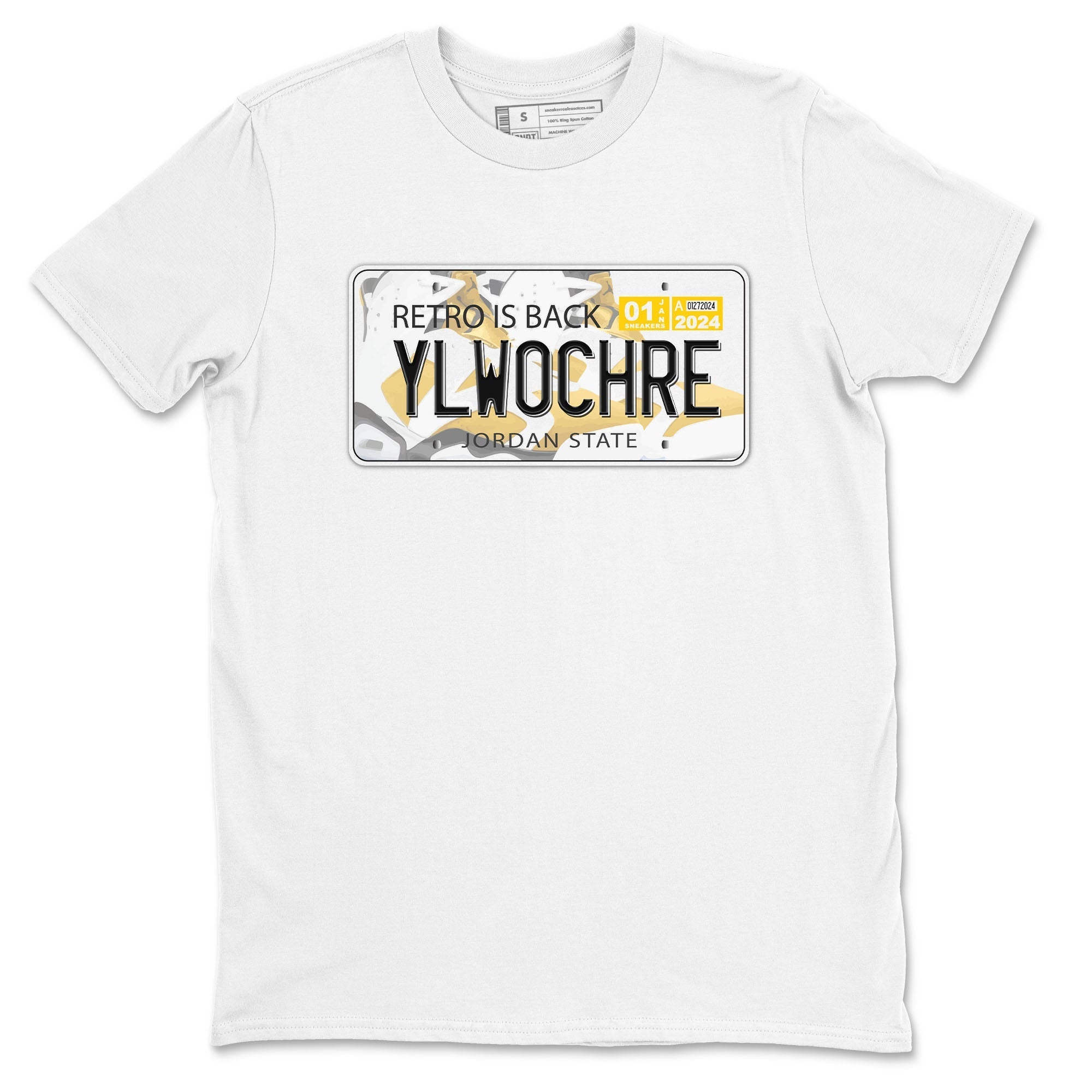 Jordan plate snkmatch Tees - Air Jordan 6 Yellow Ochre