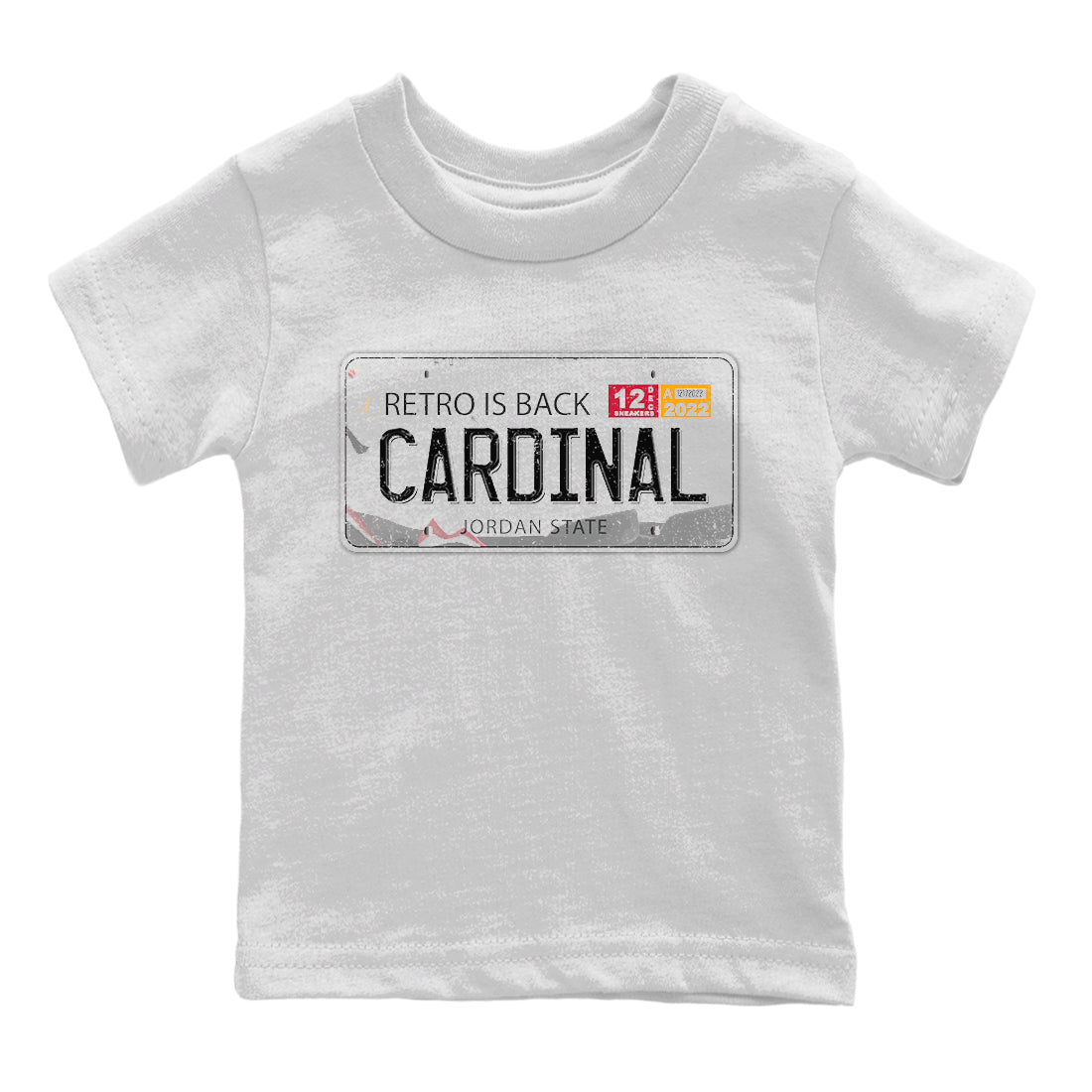 Jordan Plate Kids Tops - Air Jordan 7 Cardinal