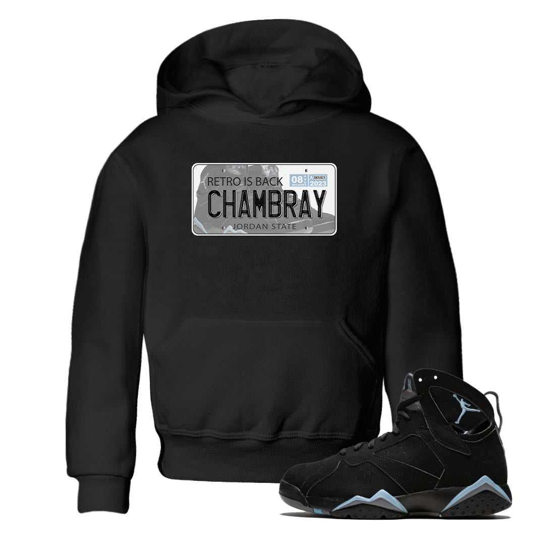 Jordan Plate snkmatch Tee Kids - Air Jordan 7 Chambray