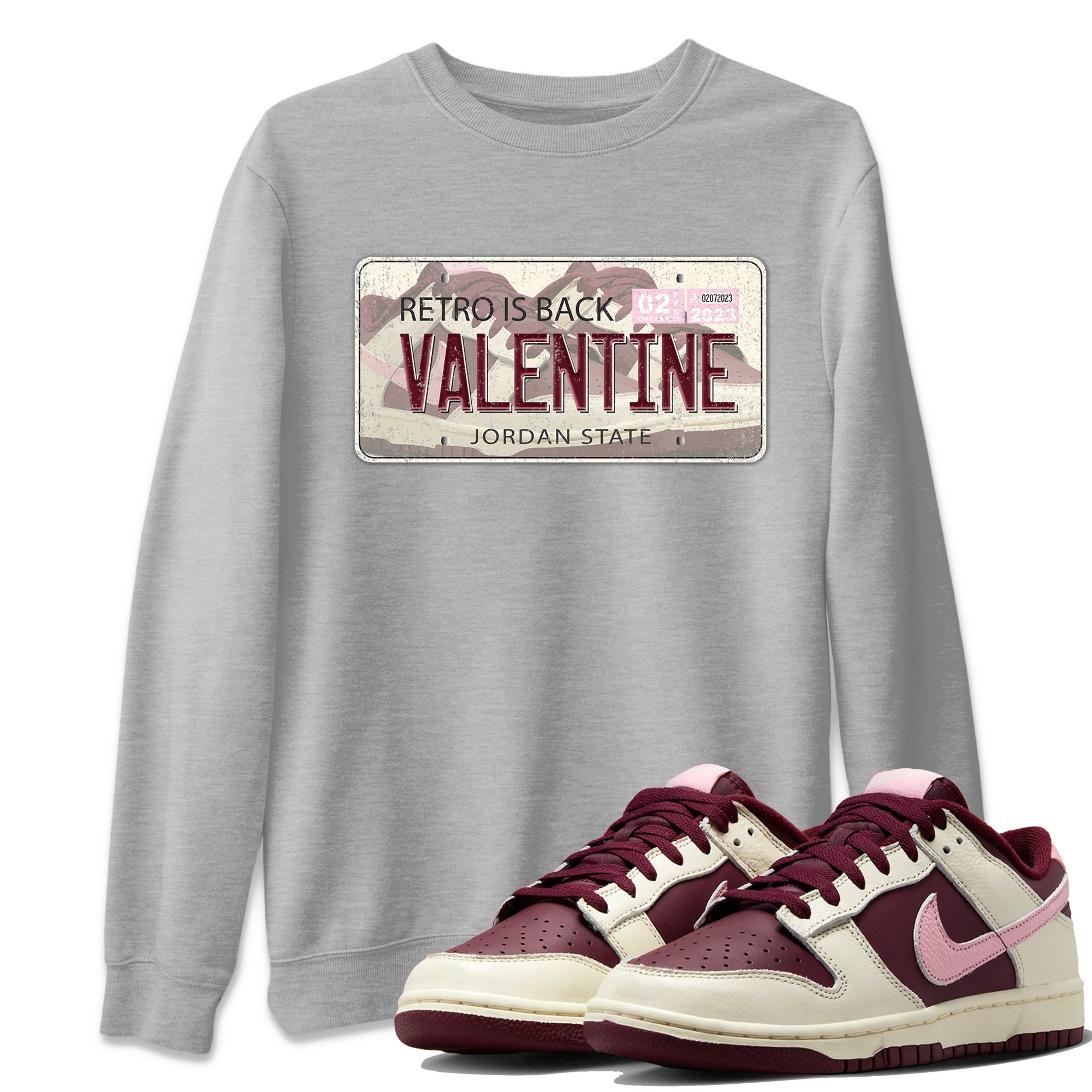 Jordan Plate Unisex Tops - Dunk Valentines Day