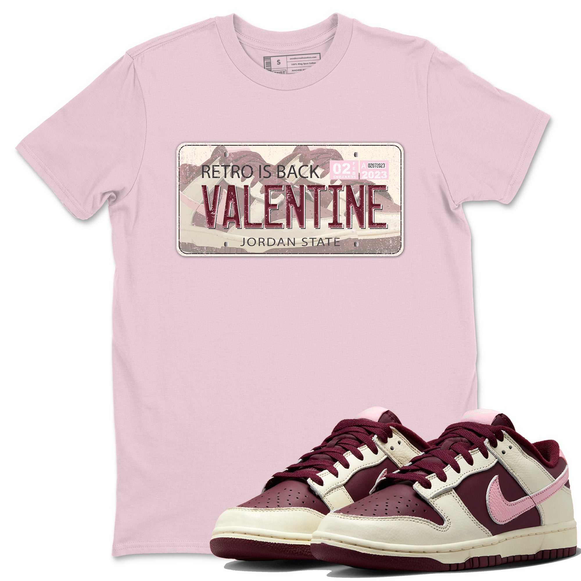 Jordan Plate Unisex Tops - Dunk Valentines Day