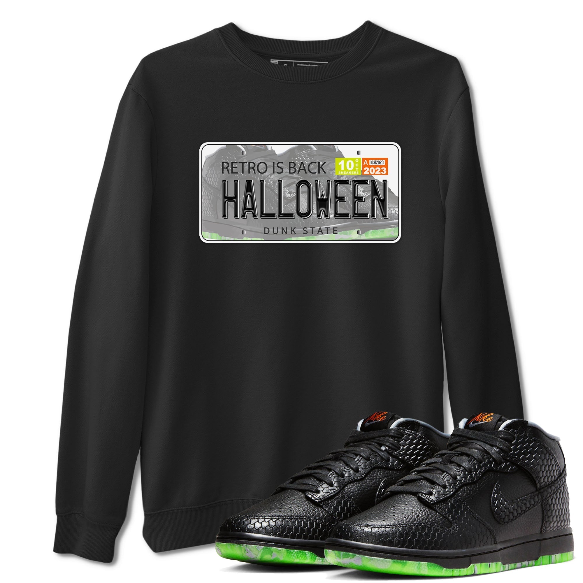 Jordan Plate snkmatch Tee - Dunk Halloween
