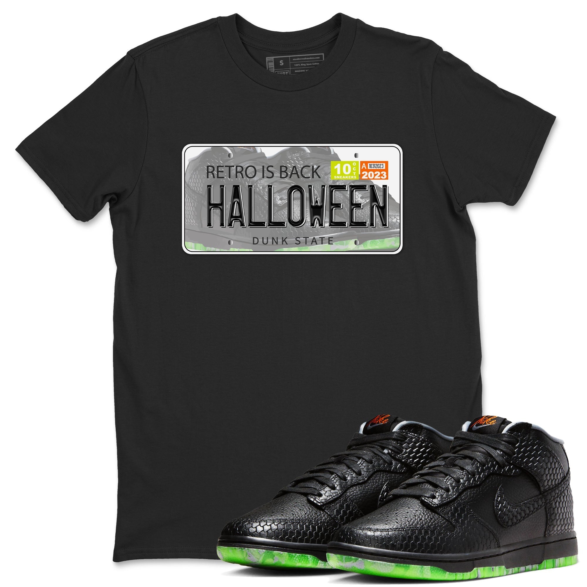 Jordan Plate snkmatch Tee - Dunk Halloween