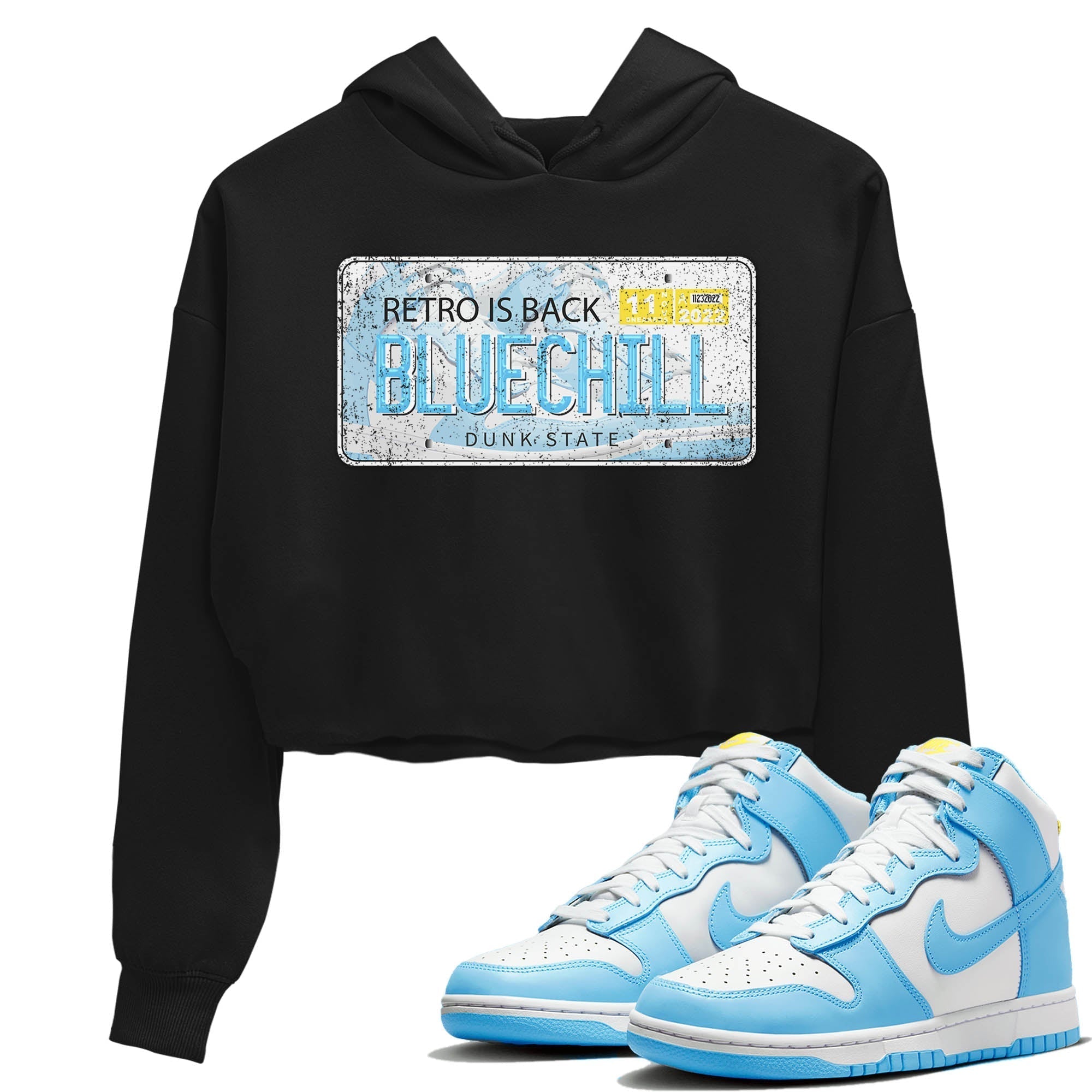 Jordan Plate Women's Tops - Dunk Blue Chill