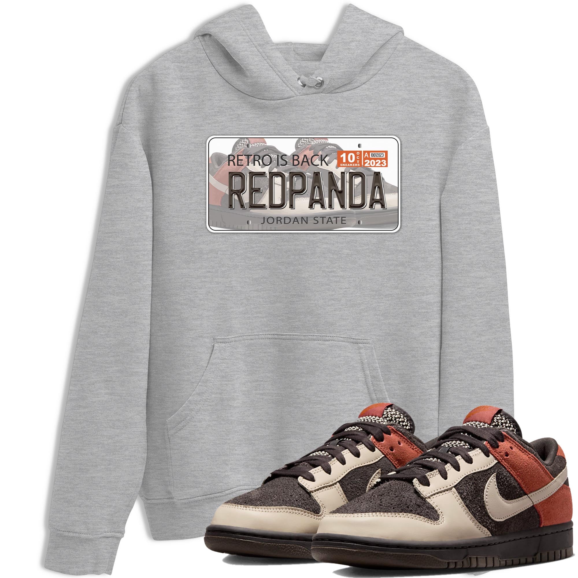 Jordan Plate snkmatch Tee - Dunk Red Panda