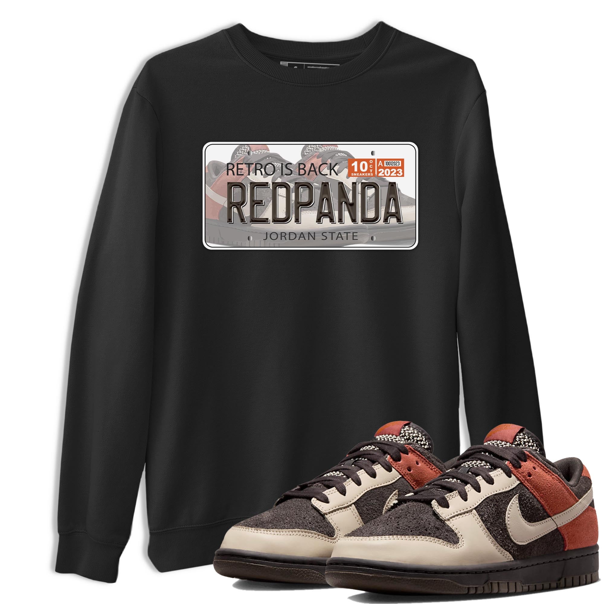 Jordan Plate snkmatch Tee - Dunk Red Panda