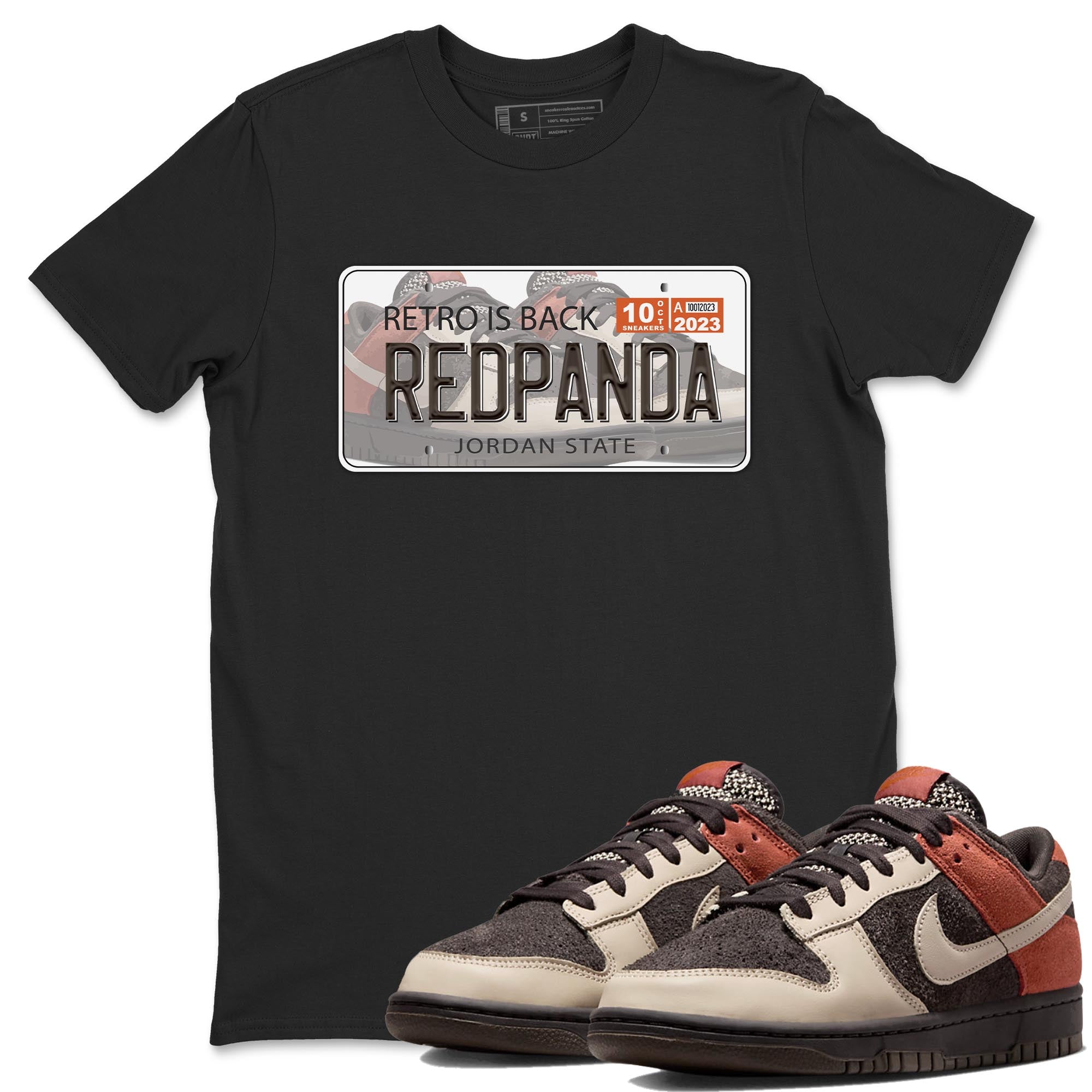 Jordan Plate snkmatch Tee - Dunk Red Panda
