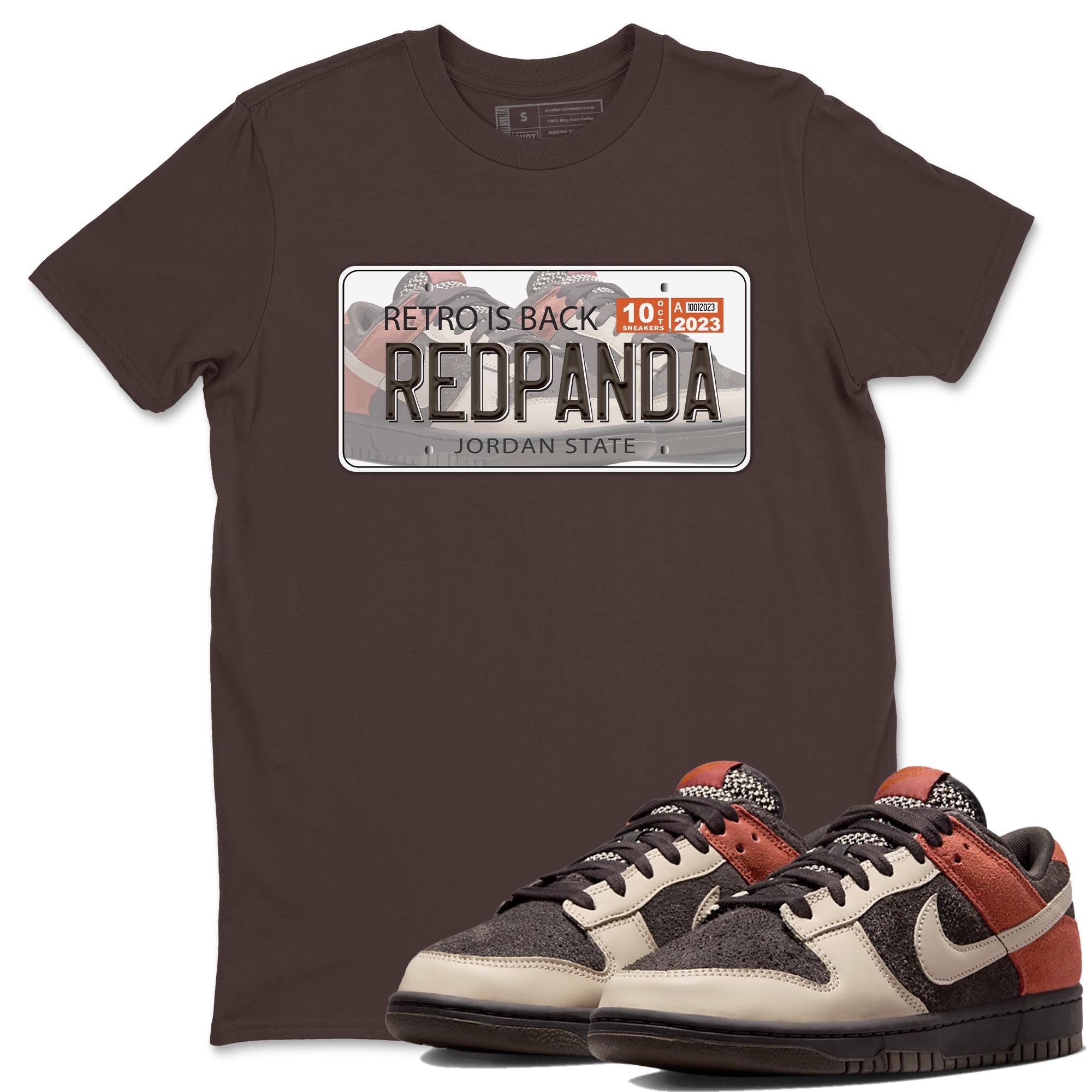 Jordan Plate snkmatch Tee - Dunk Red Panda