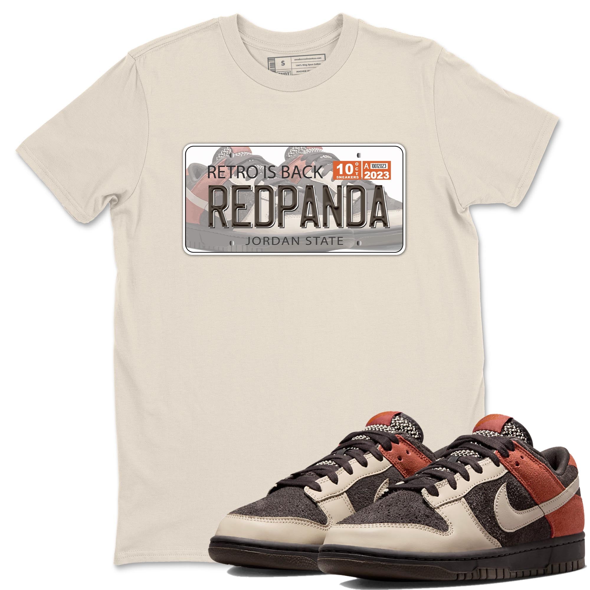 Jordan Plate snkmatch Tee - Dunk Red Panda