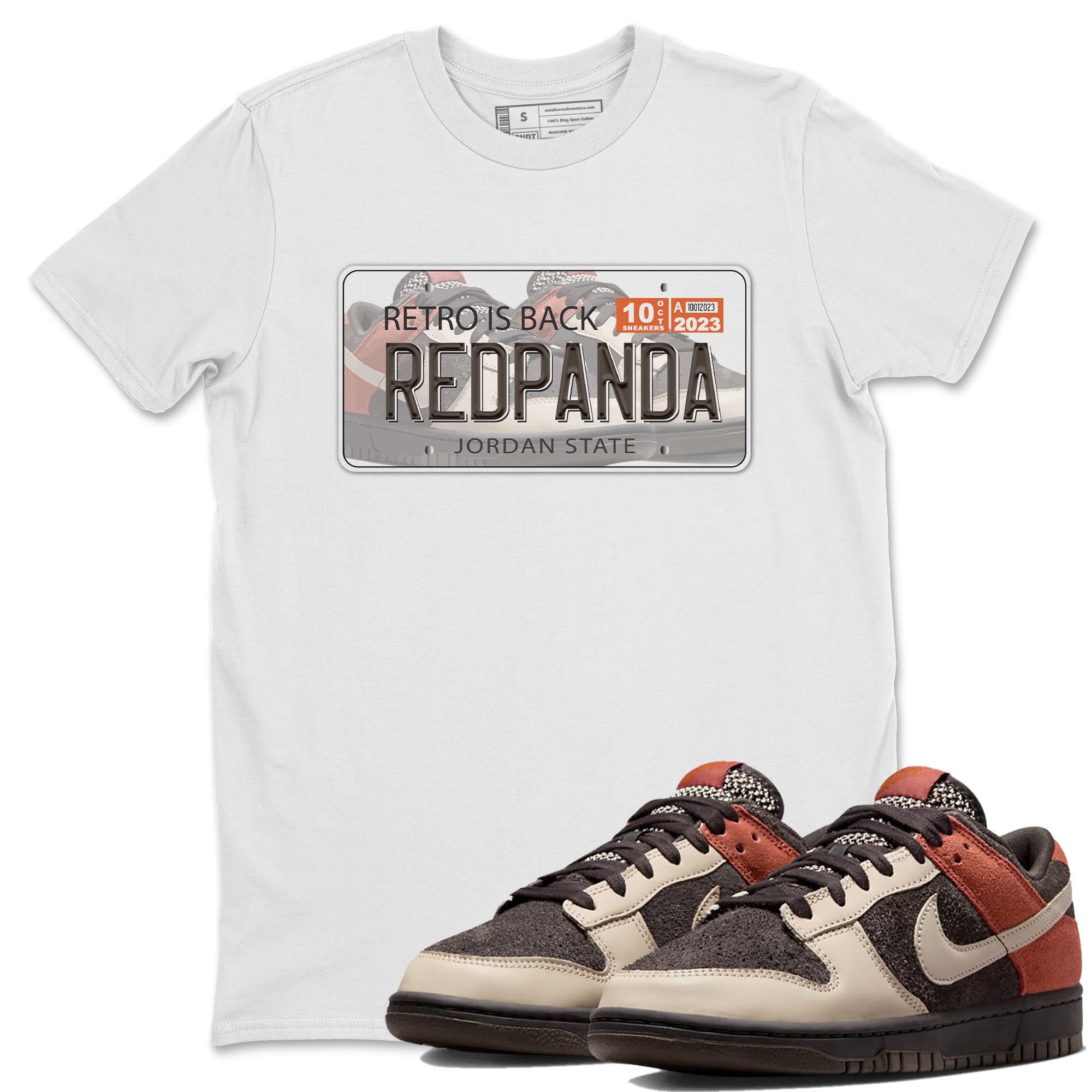 Jordan Plate snkmatch Tee - Dunk Red Panda