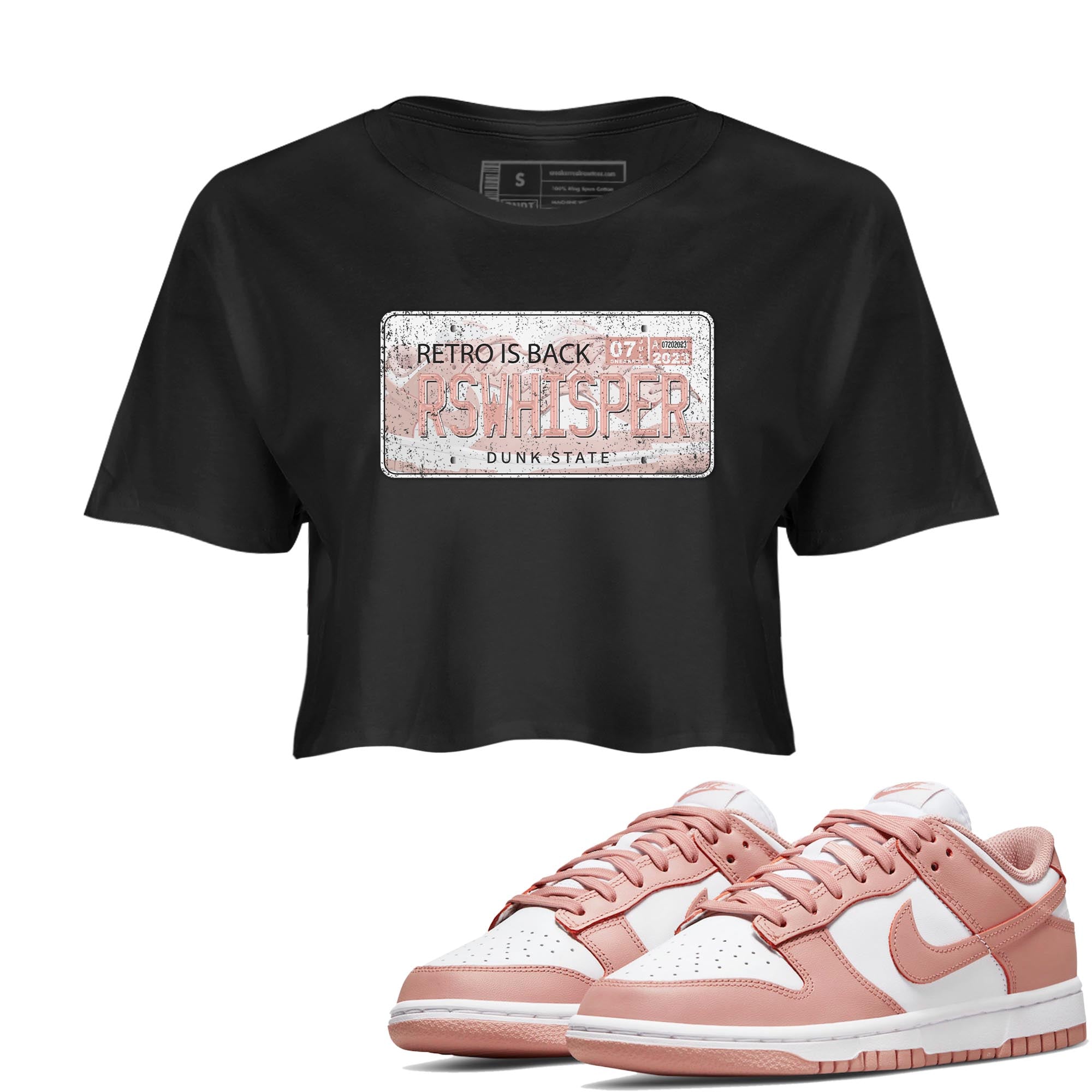 Jordan Plate snkmatch Women's Top - Dunk Rose Whisper
