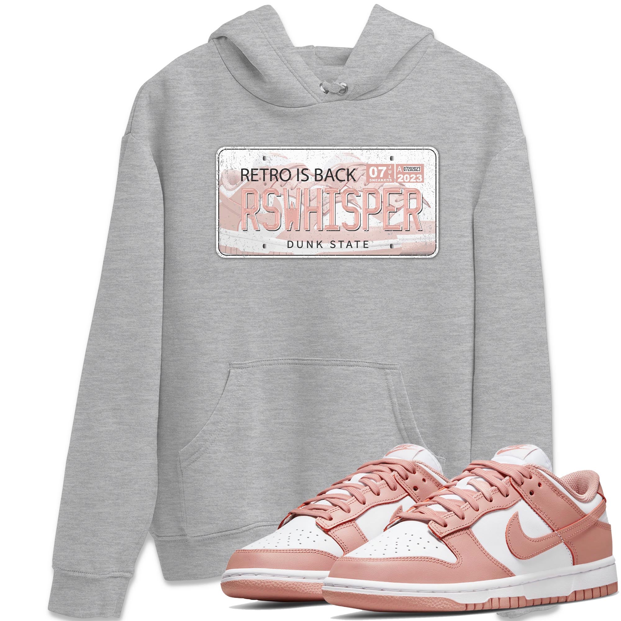 Jordan Plate snkmatch Tee - Dunk Rose Whisper