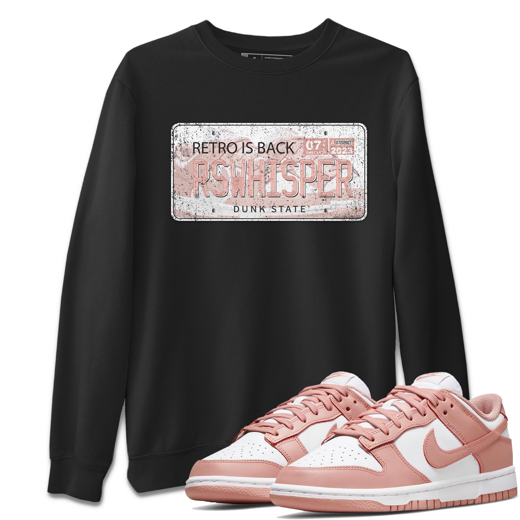 Jordan Plate snkmatch Tee - Dunk Rose Whisper