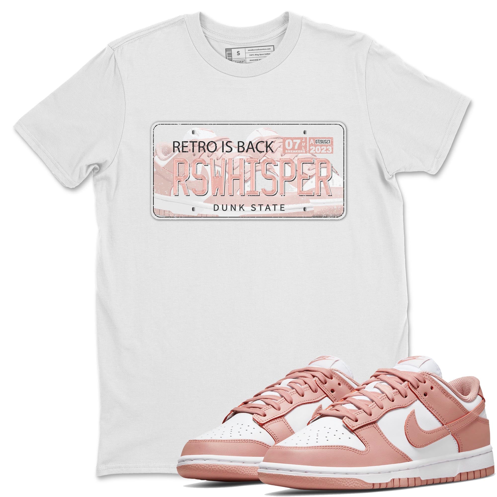 Jordan Plate snkmatch Tee - Dunk Rose Whisper