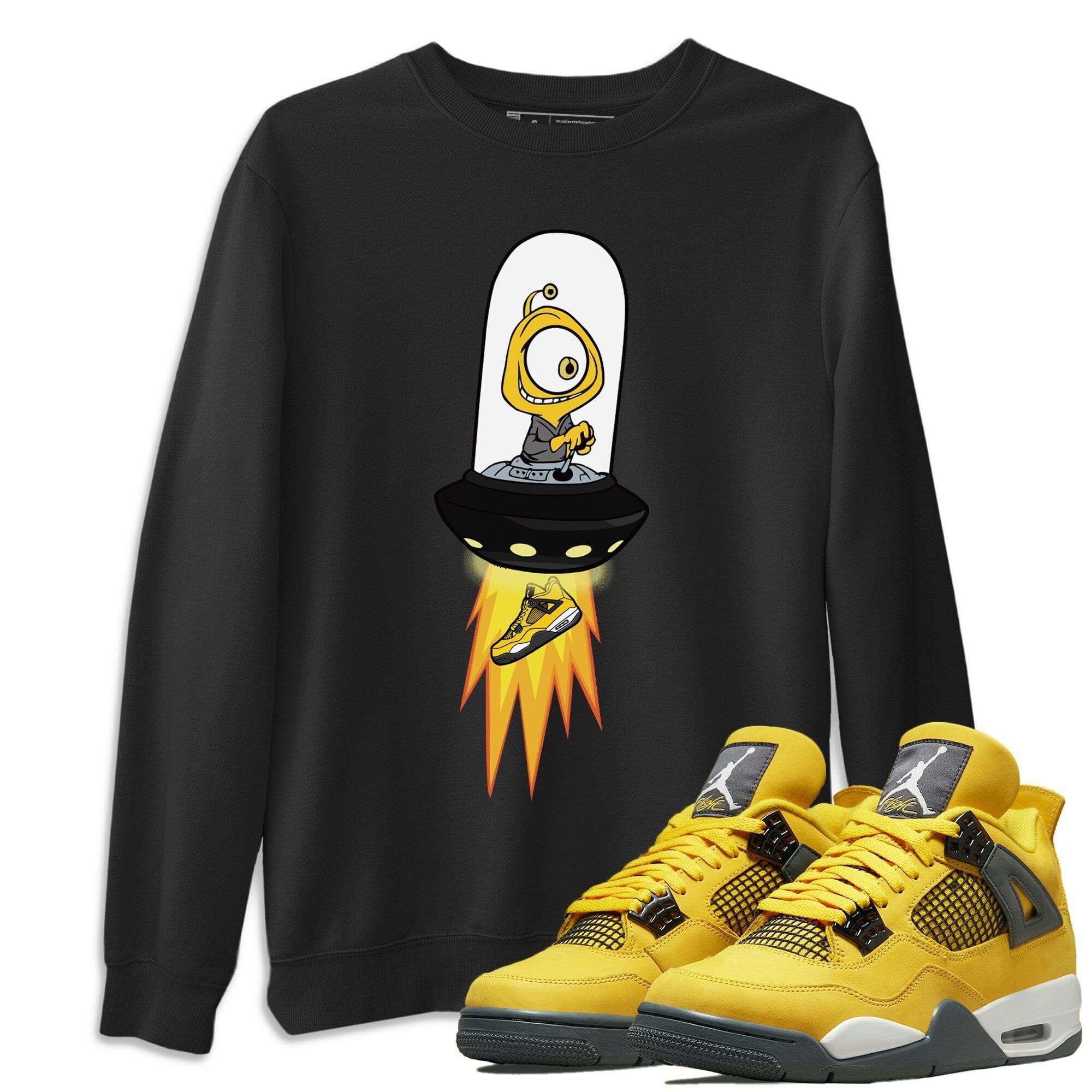 Alien Unisex Tops - Air Jordan 4 Lightning