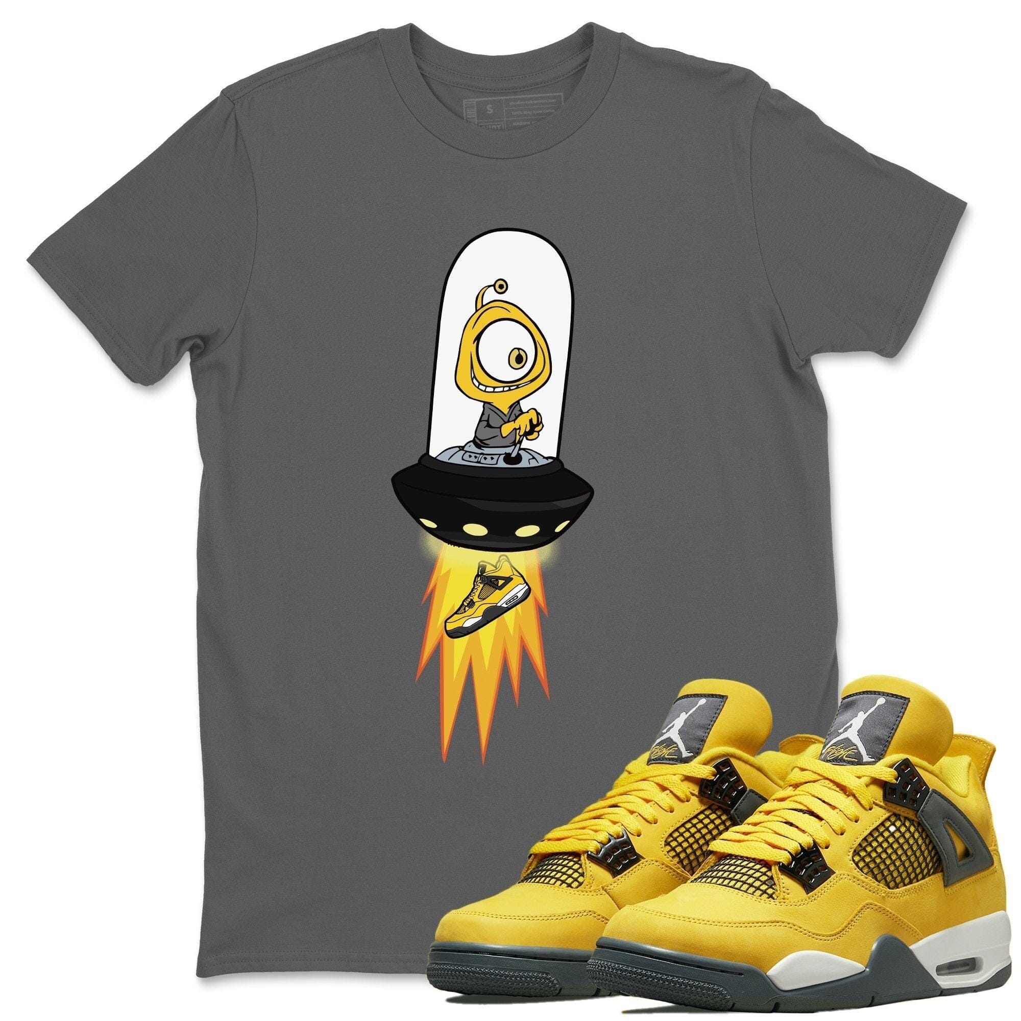 Alien Unisex Tops - Air Jordan 4 Lightning