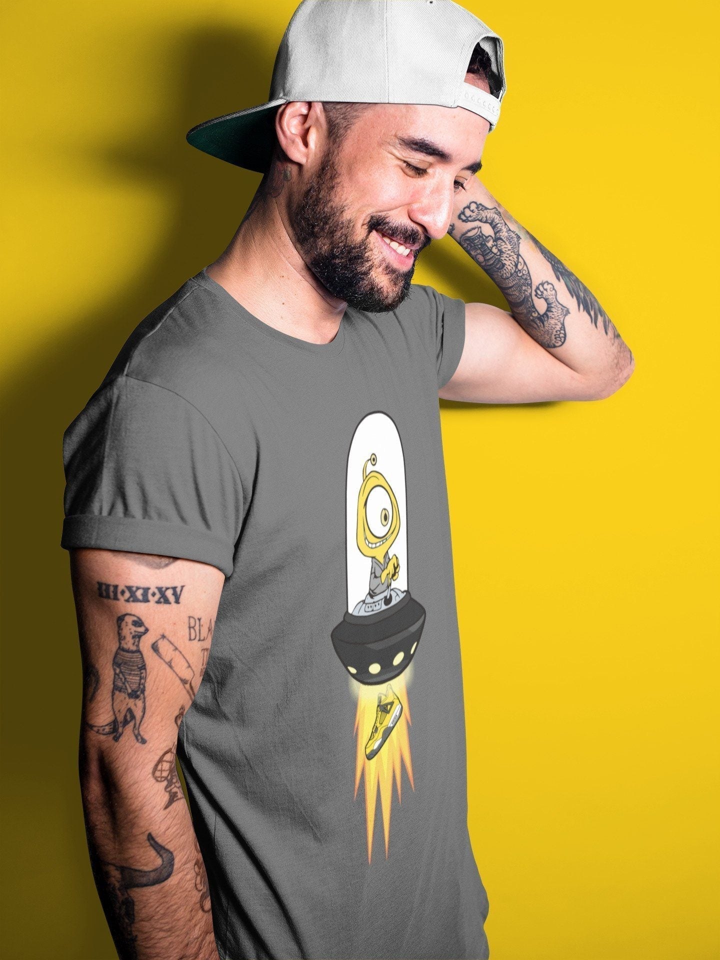 Alien Unisex Tops - Air Jordan 4 Lightning