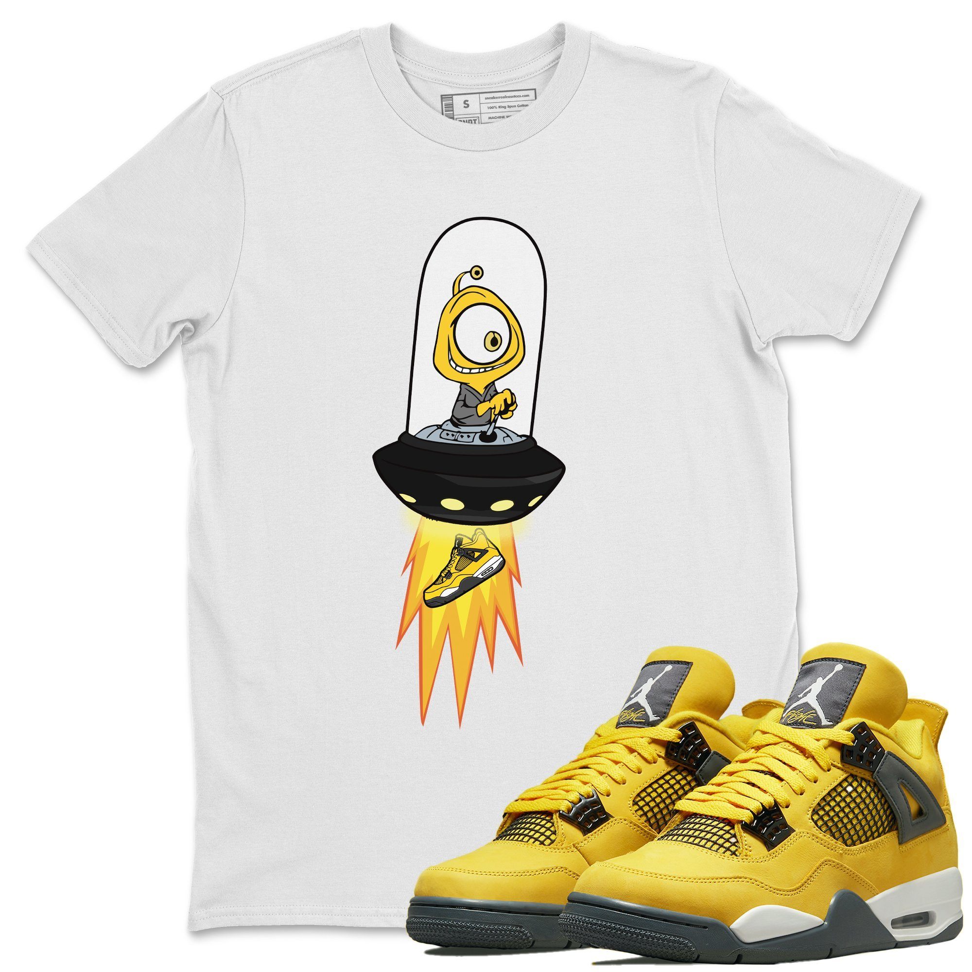 Alien Unisex Tops - Air Jordan 4 Lightning