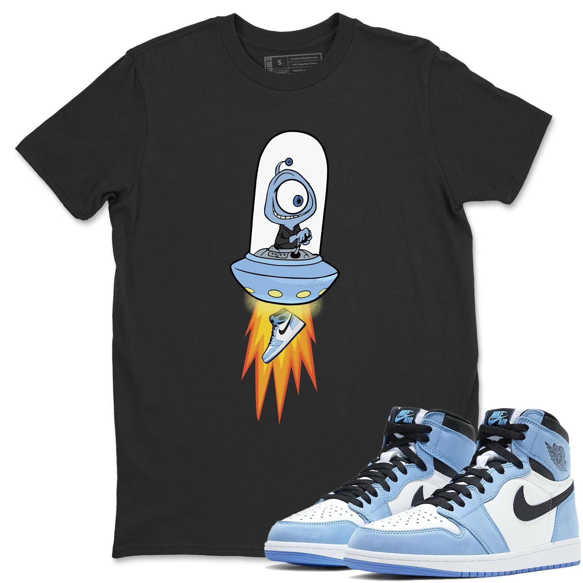 Alien Unisex Tops - Air Jordan 1 University Blue
